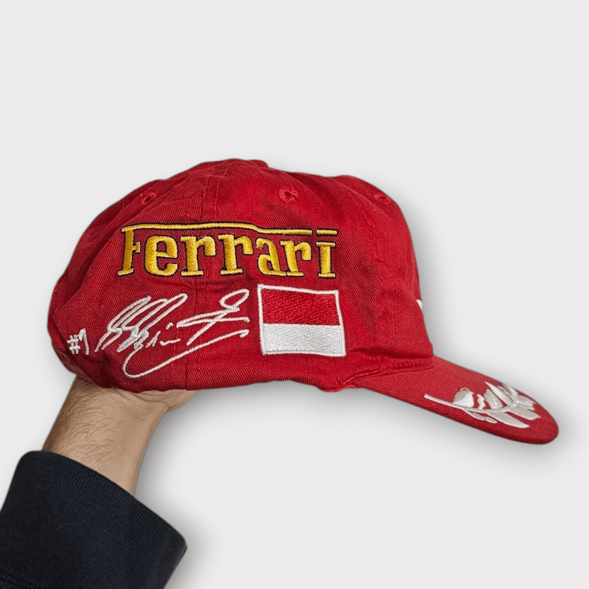 Ferrari × Formula 1 Michael Schumacher Vintage Dekra Autograph Hat Size ONE SIZE - 4 Thumbnail