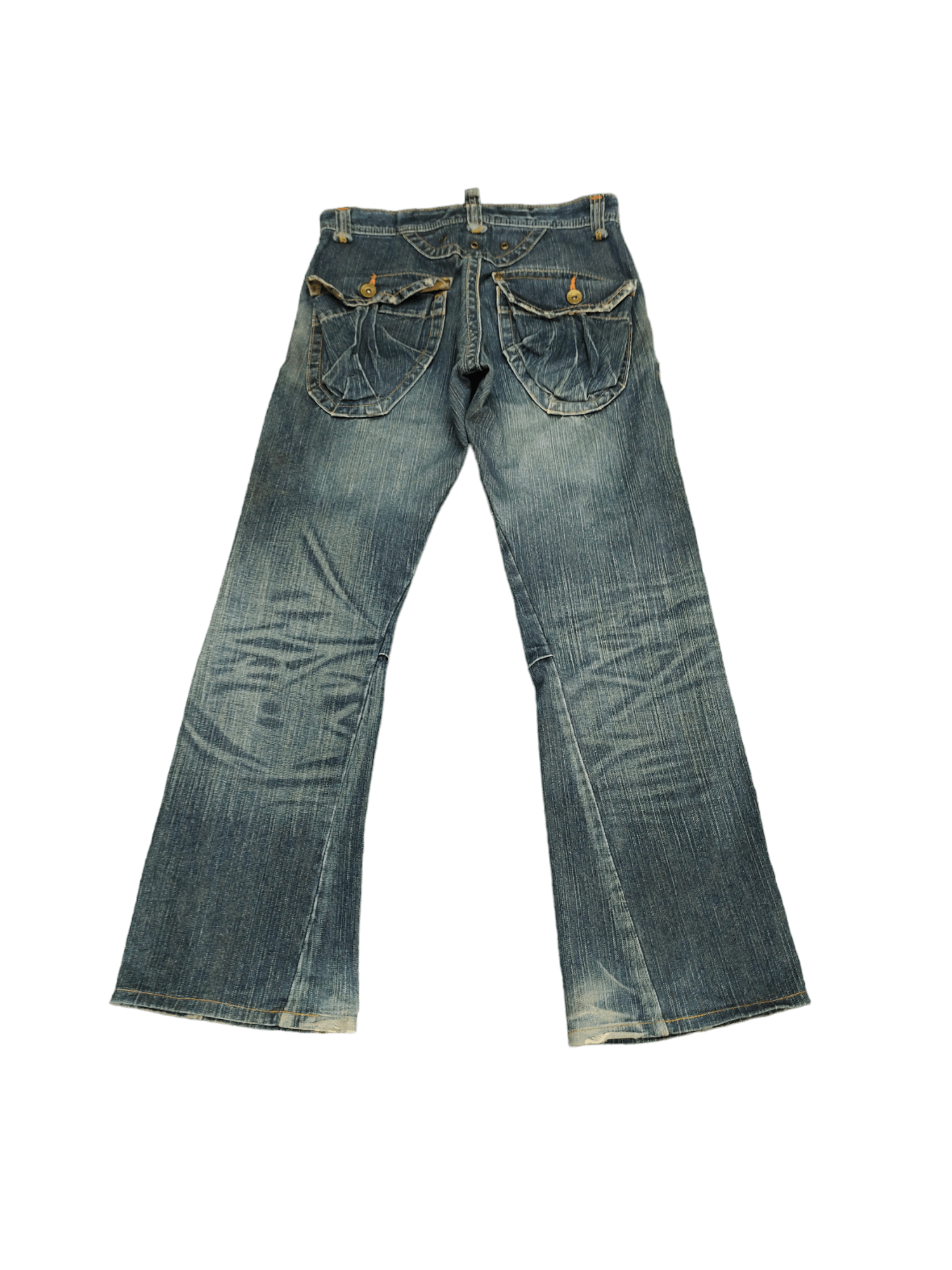 Edwin Flare Jeans Edwin 505 Multi Cargo Pocket Denim Boot Cut Size US 31 - 11 Thumbnail