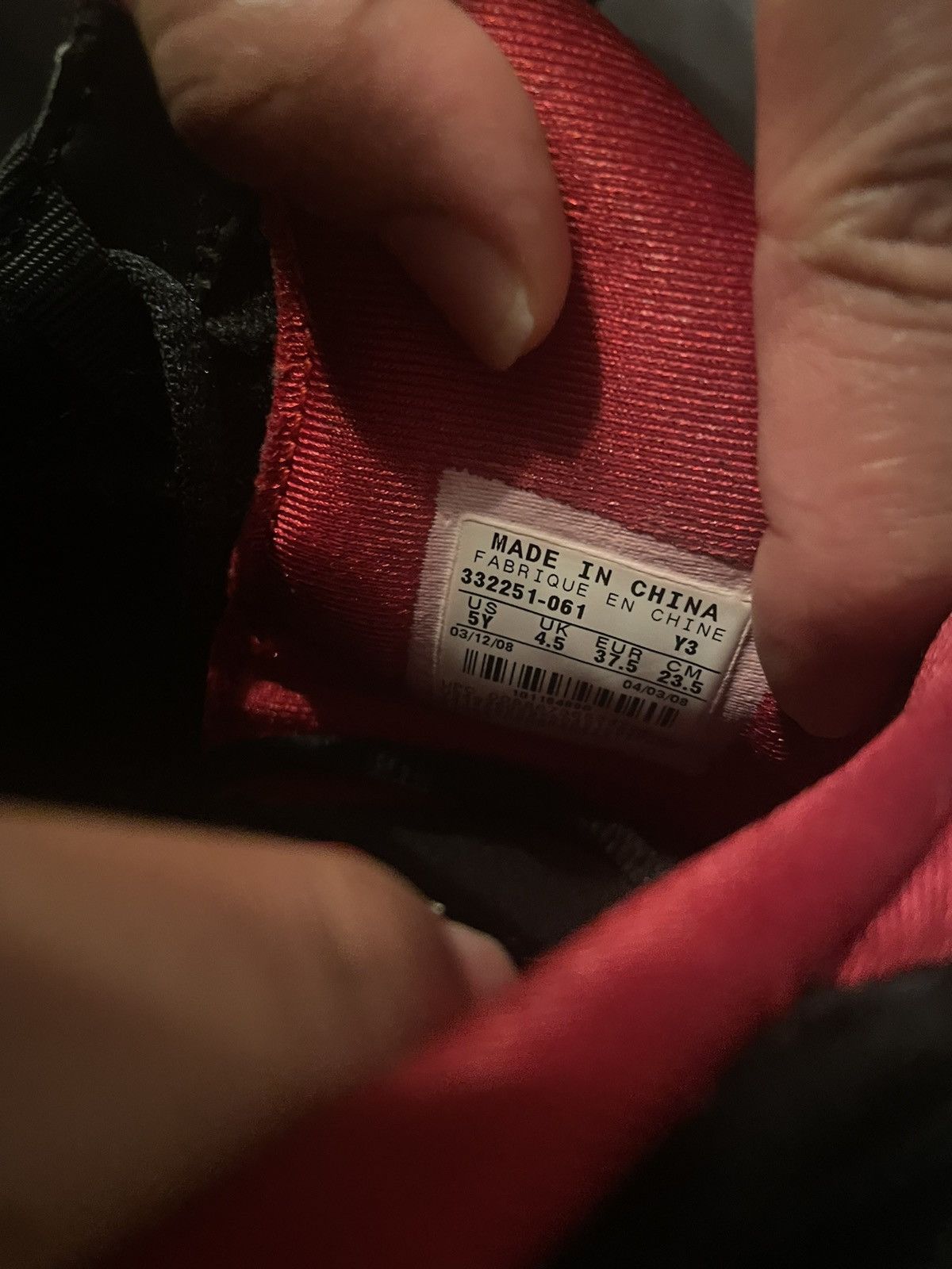 Jordan Brand Bred 18s Size US 5 / EU 37 - 6 Thumbnail
