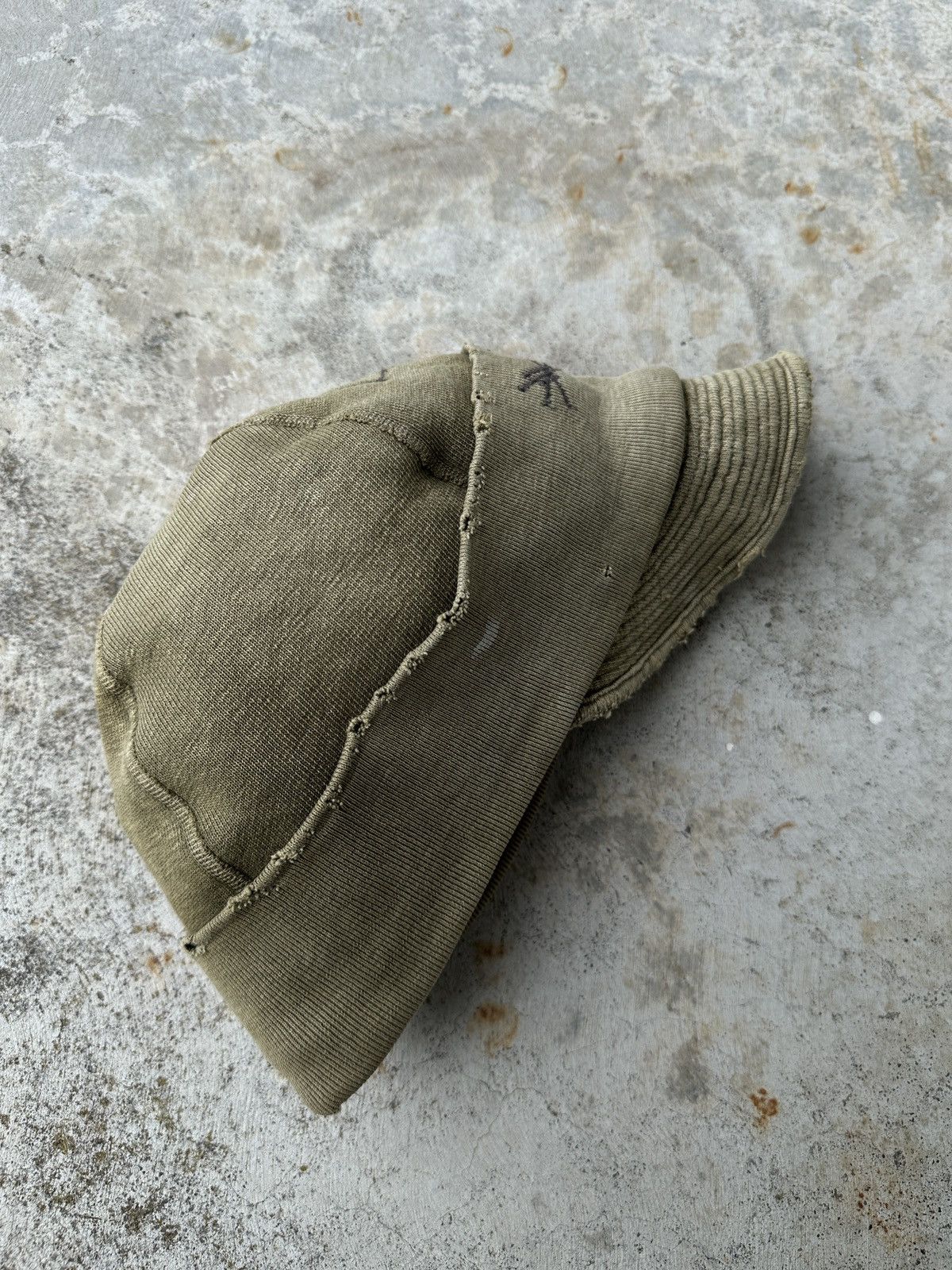 Kapital Conductor Soft Brim Beanie Visor Distressed weathered hat Size ONE SIZE - 12 Thumbnail