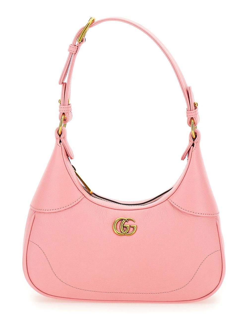 Gucci 'Aphrodite Small' Pink Shoulder Bag in Leather Woman Size ONE SIZE - 1 Thumbnail