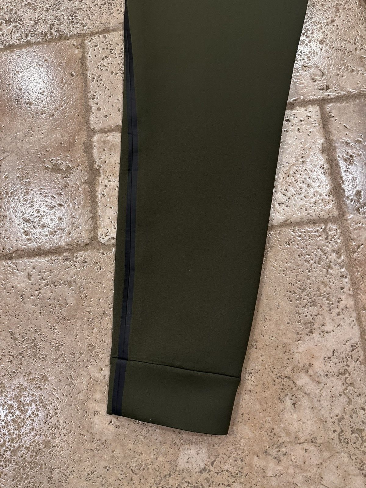 Prada Prada Neoprene Linea Rossa Logo Tech Olive Track Jogger Pant Size US 36 / EU 52 - 6 Thumbnail