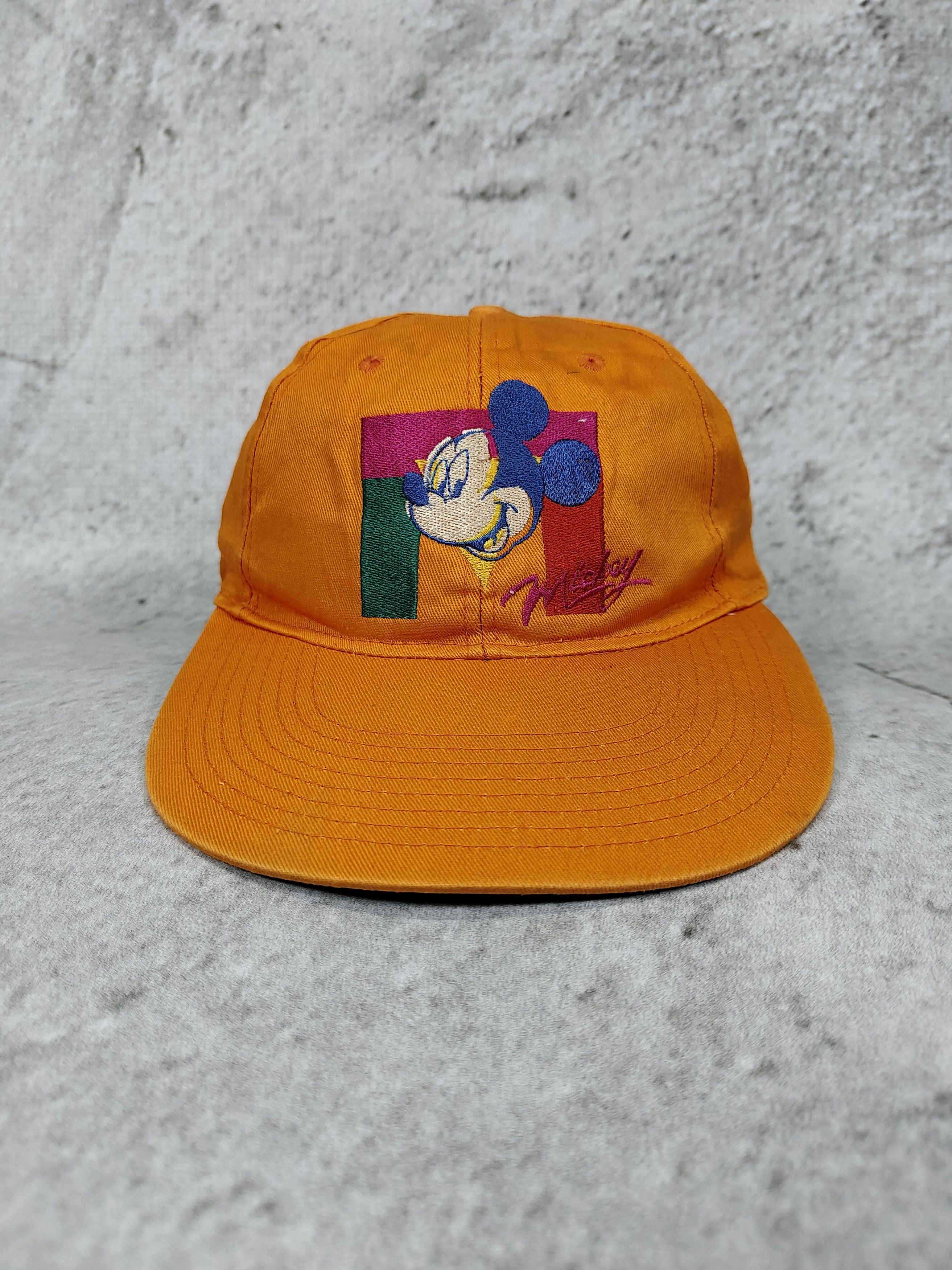 Disney 90s Mickey Disney💥Cartoon Pop Art Embroidered Caps Size ONE SIZE - 3 Thumbnail