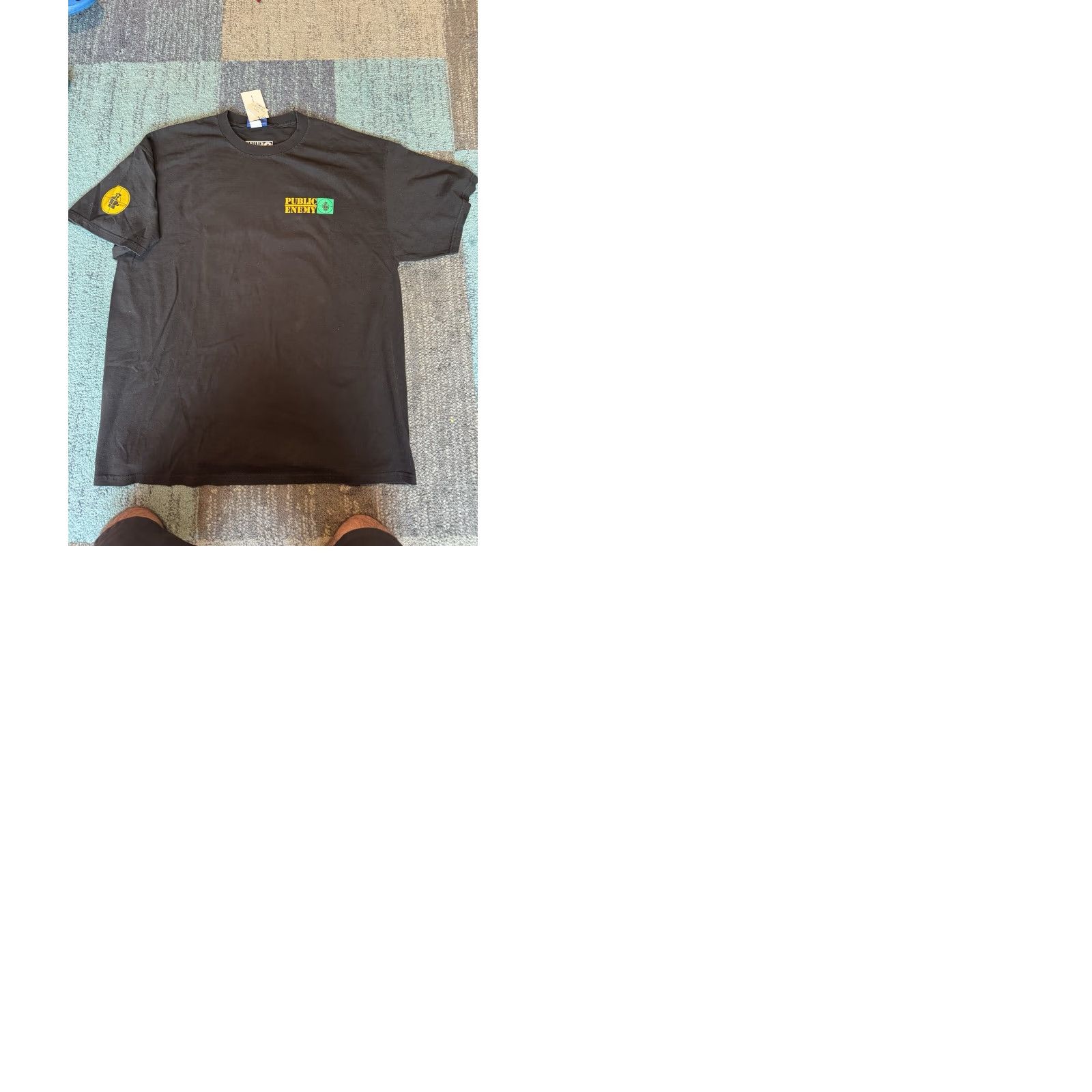 Vintage LFYT (Lafayette) x Public Enemy Black Shirt XL New With Tags Mens T-Shirt Short Sleeve Cotton 90s Music Hip Hop Rap tees Size US XL / EU 56 / 4 - 9 Thumbnail