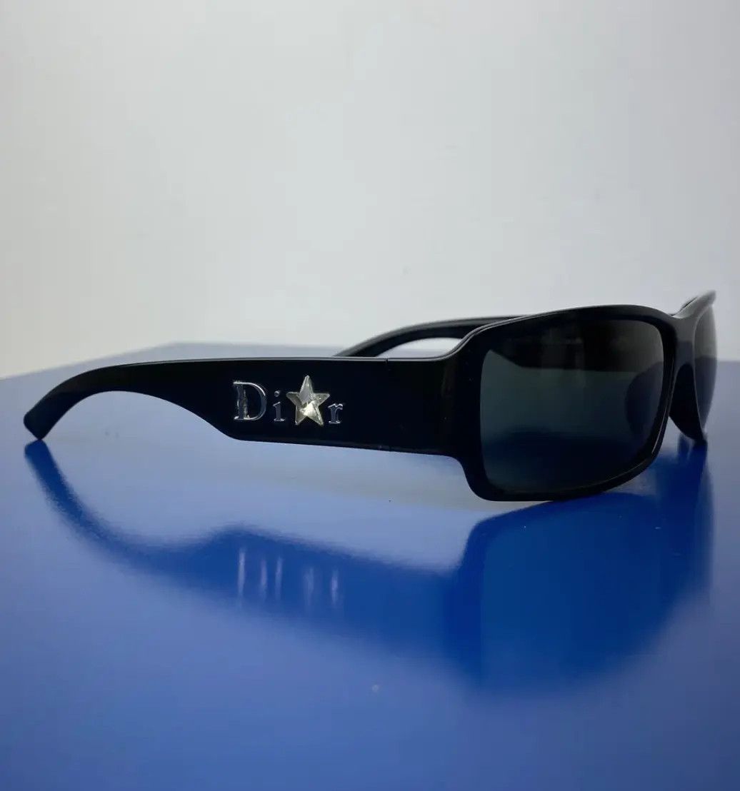Dior Sunglasses Shiny 1 Ski Bike Pop Rimless Vintage