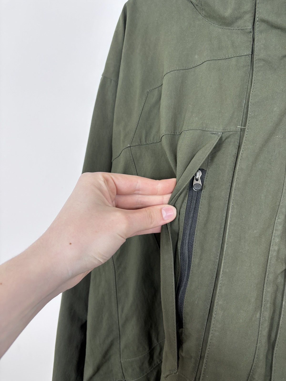 The North Face The North Face Men’s HyVent Khaki Green Hooded Jacket Size US XL / EU 56 / 4 - 8 Thumbnail