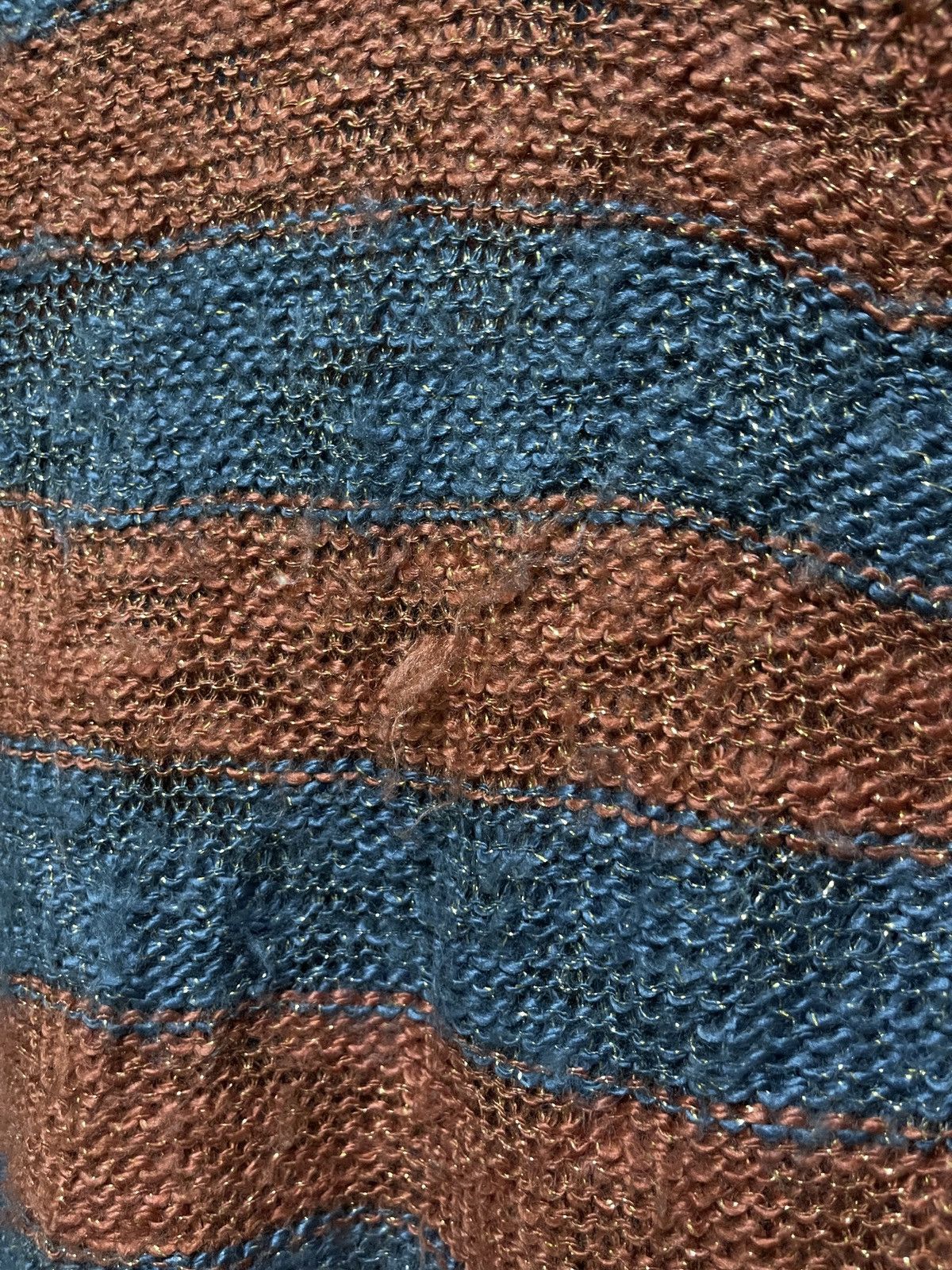 Vintage × Yves Saint Laurent Yves Saint Laurent Tricots Striped Jumper Size US S / EU 44-46 / 1 - 6 Thumbnail