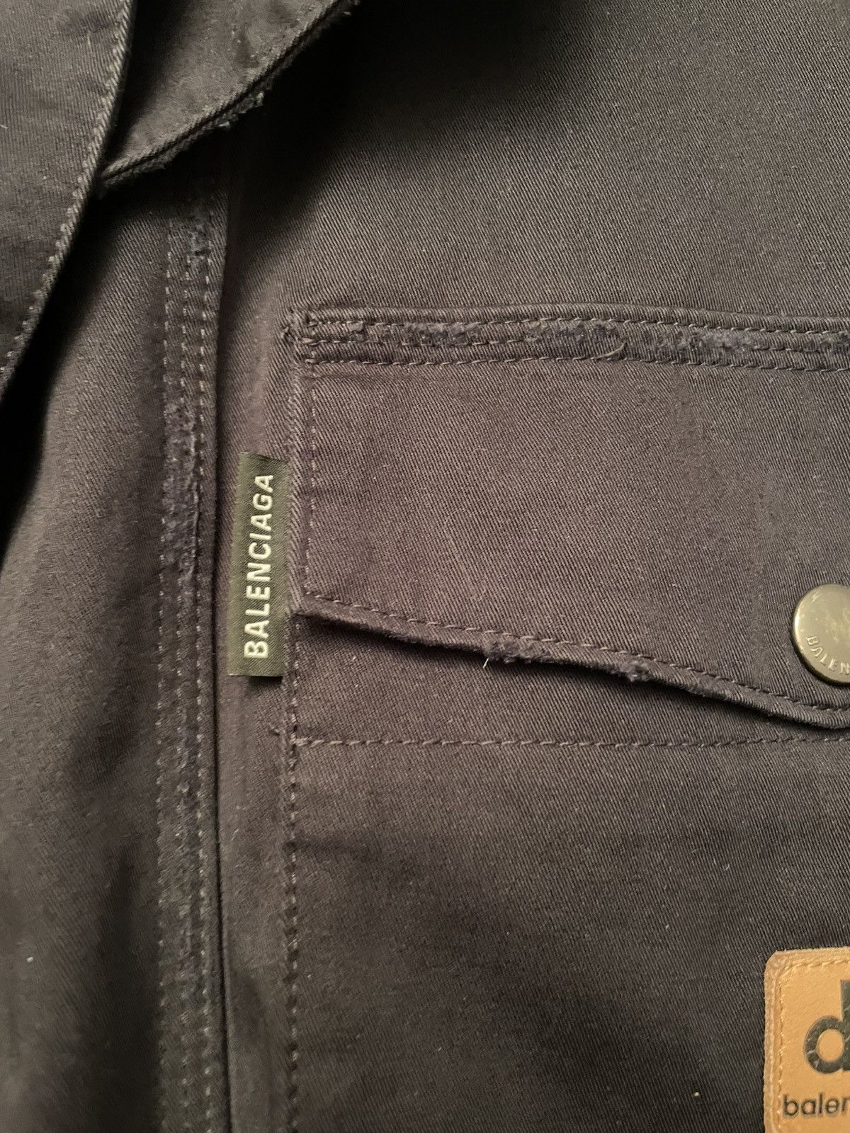 Balenciaga Balenciaga FALL23 Double B workwear parka Size US S / EU 44-46 / 1 - 7 Thumbnail