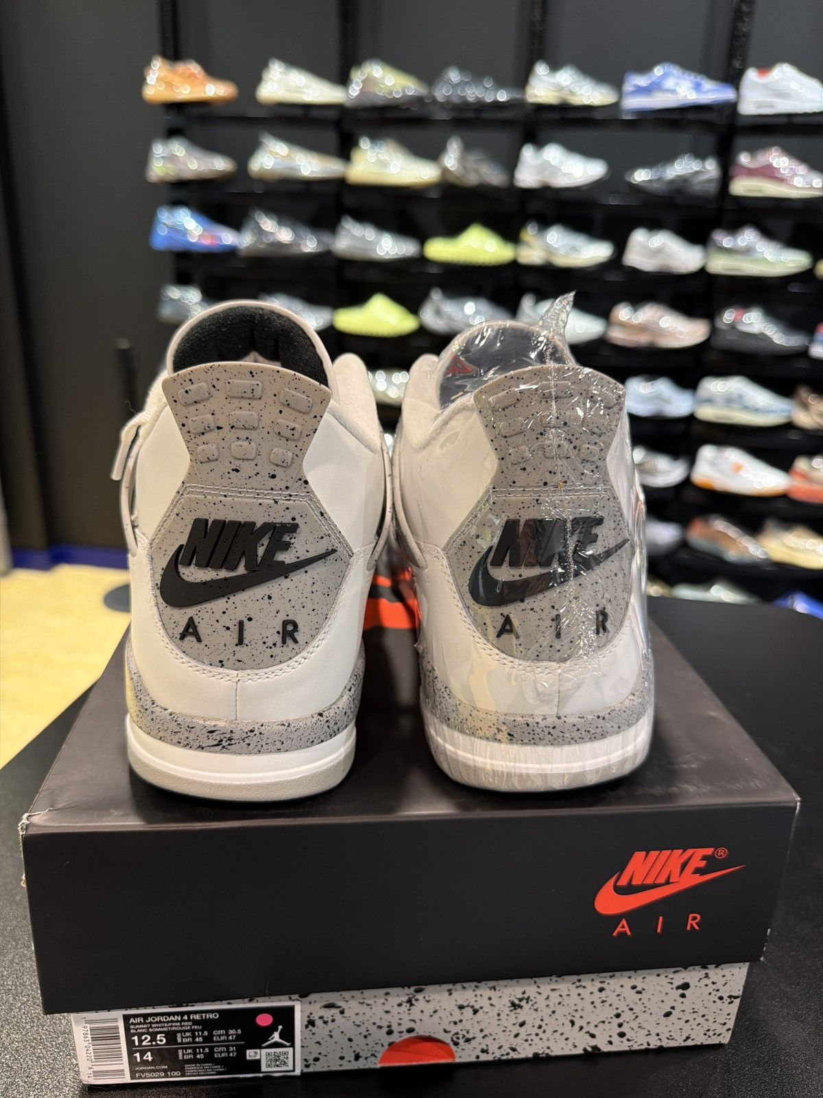 Jordan Brand Jordan 4 White cement Size-12.5 Brand New Quick Shipping Size US 12.5 / EU 45-46 - 3 Thumbnail