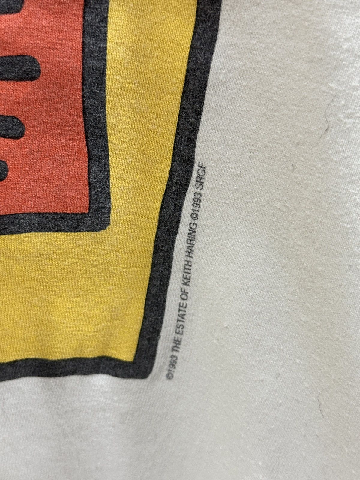 Keith Haring × Vintage vintage 1993 KEITH HARING pop shop artwork promo t-shirts Size US M / EU 48-50 / 2 - 4 Thumbnail