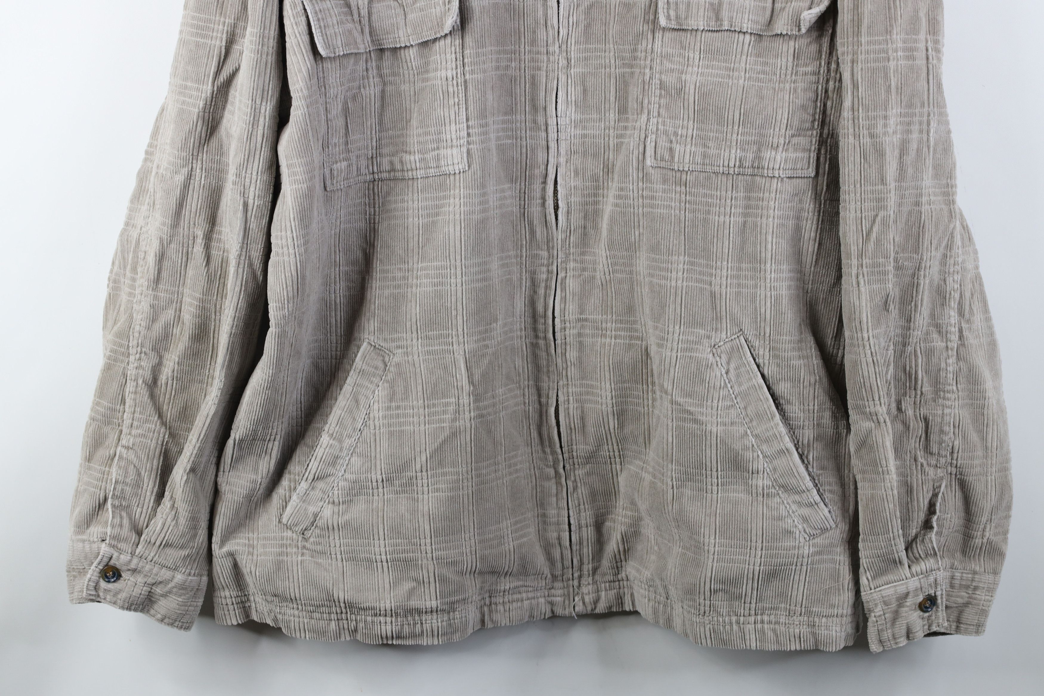 Vintage Vintage 90s Streetwear Full Zip Shirt Jacket Jac Shirt Size US XXL / EU 58 / 5 - 3 Thumbnail