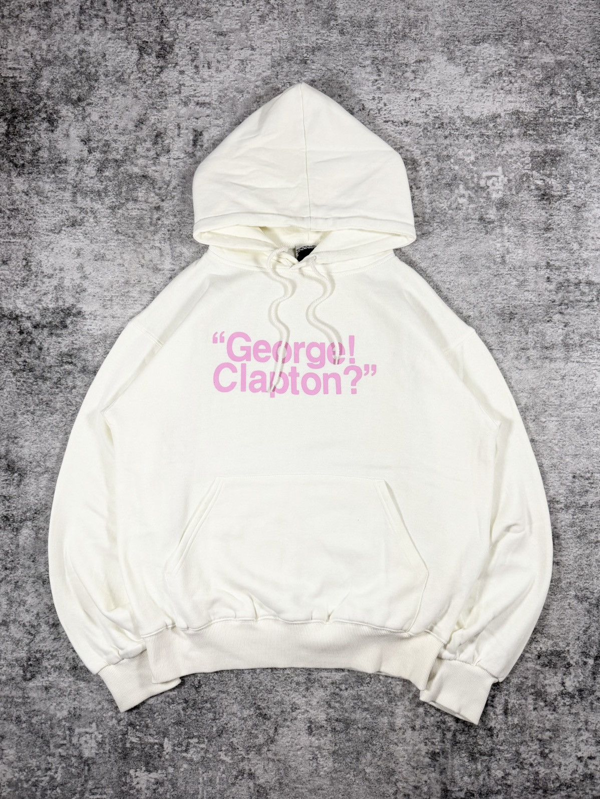 Hysteric Glamour 1990s Hysteric Glamour ‘George Clapton?’ Pink Logo Hoodie Size US M / EU 48-50 / 2 - 1 Thumbnail