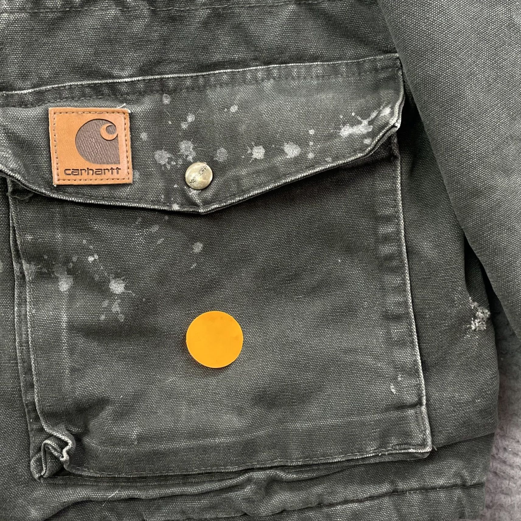 Carhartt VTG Carhartt C46 Jacket Men Large Tall Army Lined Barn Chore Workwear USA Size US L / EU 52-54 / 3 - 3 Thumbnail