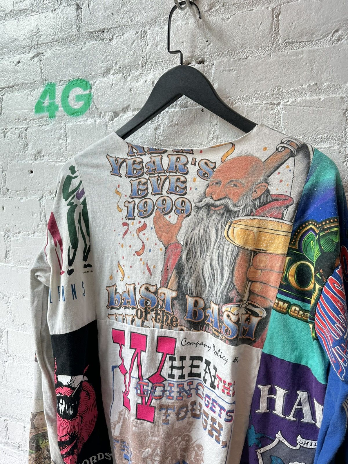 Vintage VINTAGE RE-WORKED MULTI GRAPHIC LONG SLEEVE Size US L / EU 52-54 / 3 - 5 Thumbnail