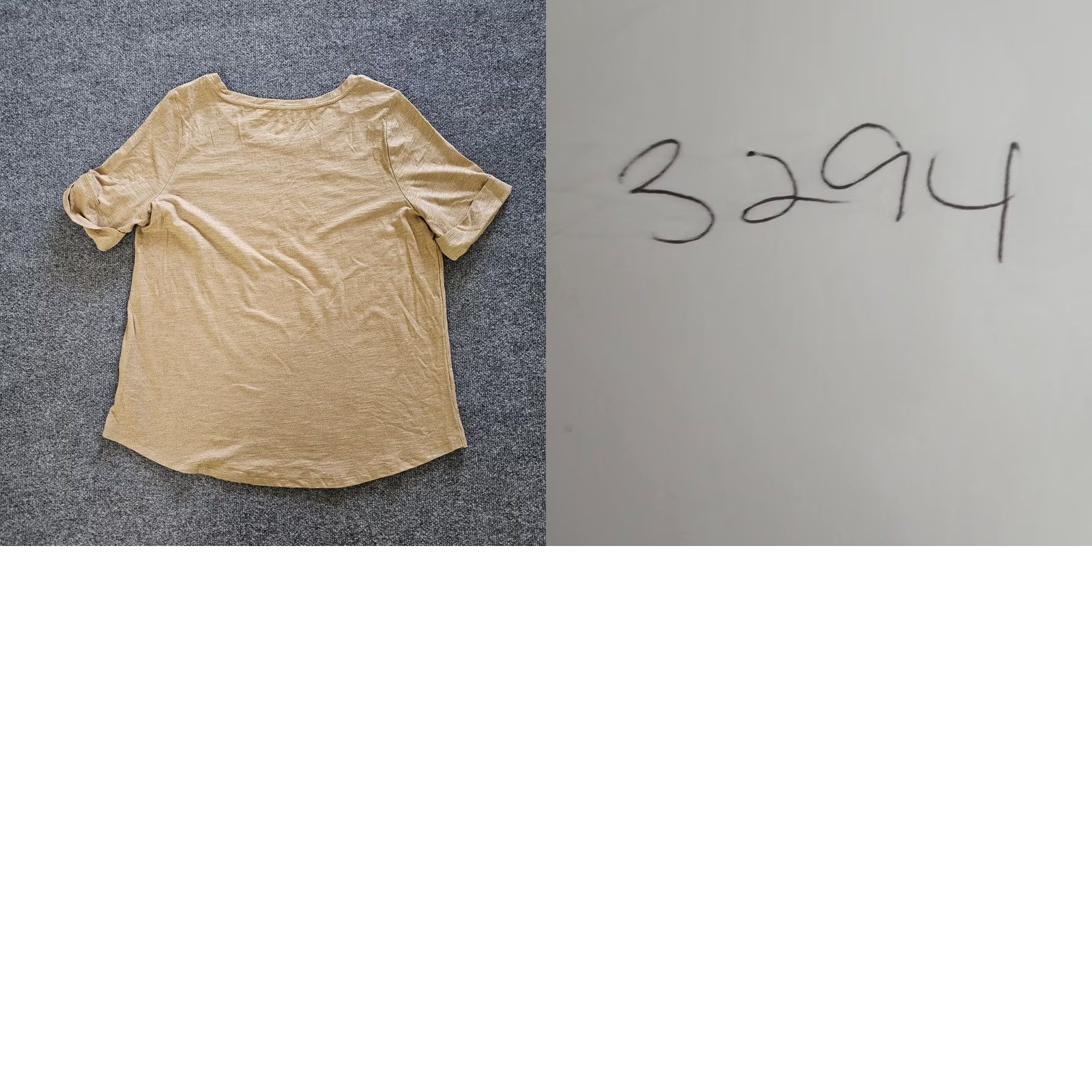 Talbots Talbots Top Womens 0X Beige Gold Shimmer Short Sleeve Round Neck Blouse Size XL / US 12-14 / IT 48-50 - 8 Thumbnail