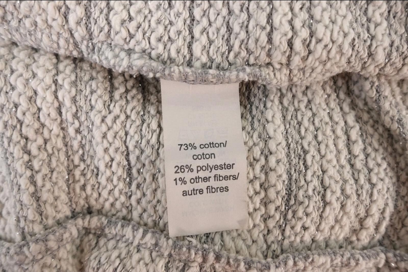 Other Maurices Women's Gray Shimmer Knit Sweater Size M / US 6-8 / IT 42-44 - 3 Thumbnail