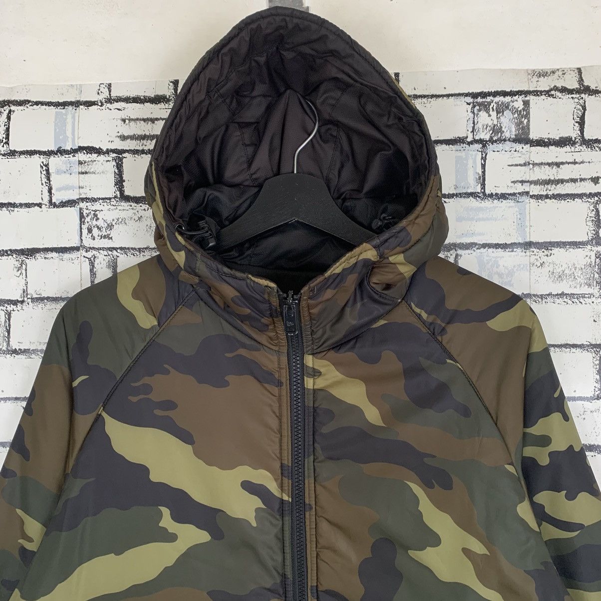 Designer × New Era × Vintage New Era Reversible Camouflage Jacket Size US XL / EU 56 / 4 - 4 Thumbnail