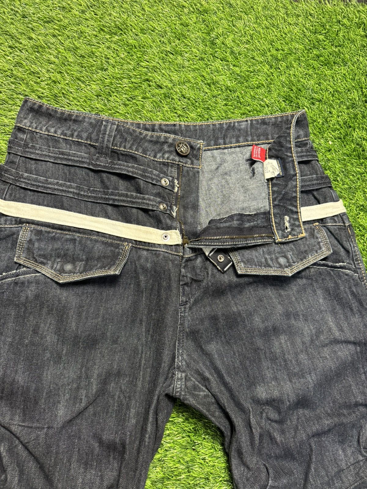 Japanese Brand × Marithe + Francois Girbaud MFG - rebuild jeans Size US 33 - 13 Thumbnail