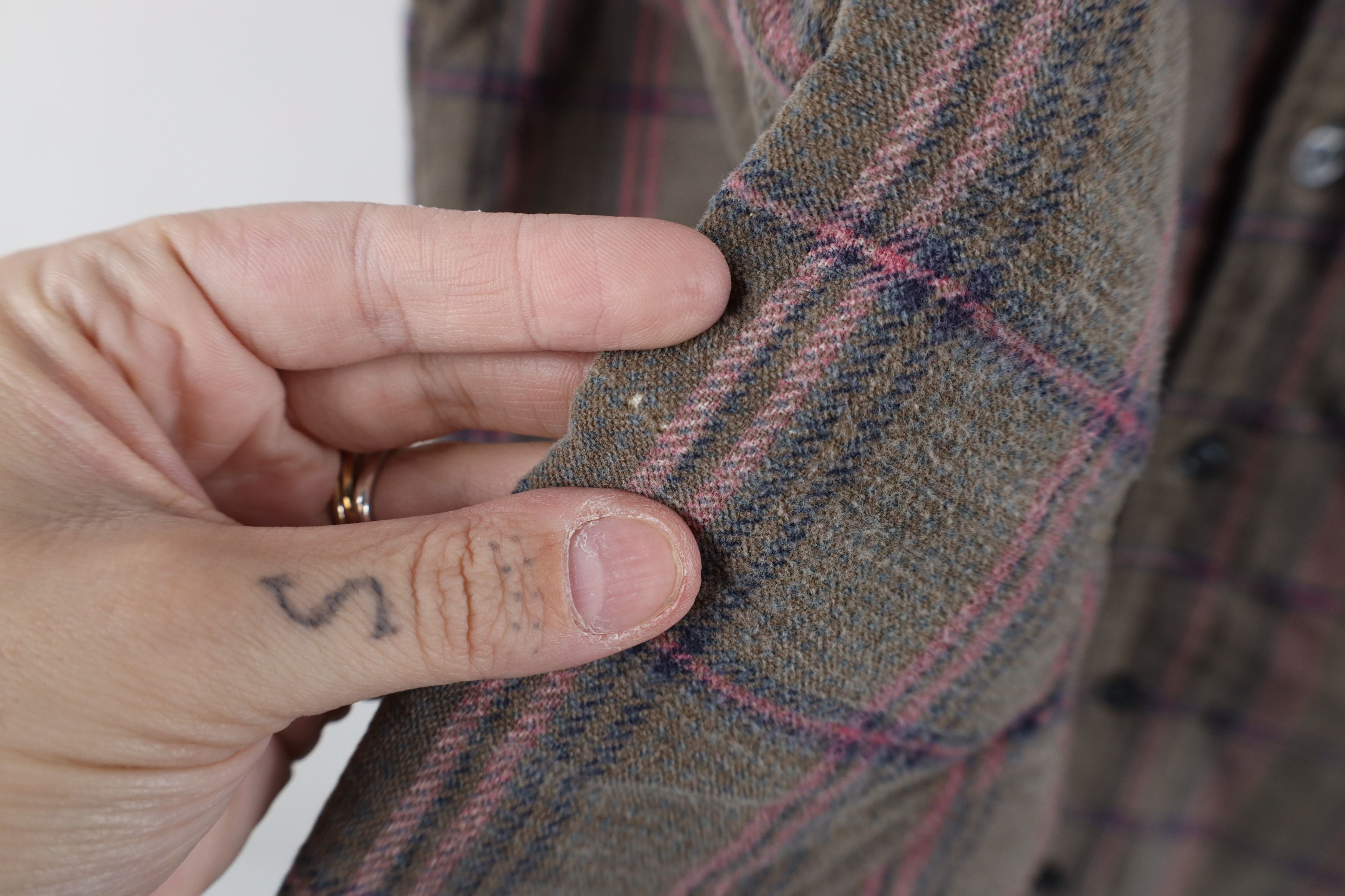 Vintage Vintage 90s Streetwear Quilted Flannel Shirt Jacket Shacket Size US M / EU 48-50 / 2 - 7 Thumbnail