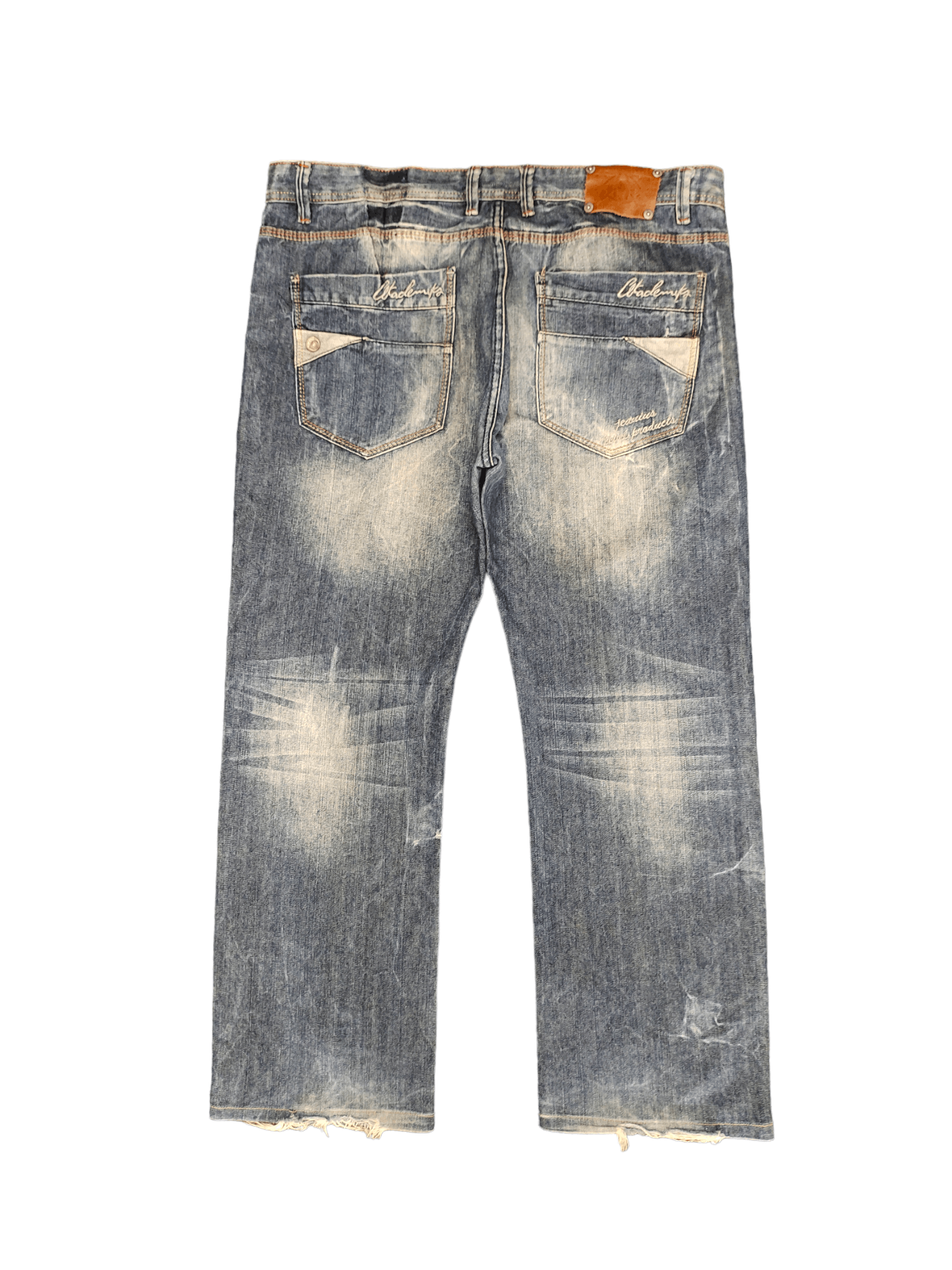 Akademiks Baggy Jeans Akademiks Lot 009 Denim Wide Loose Leg Jnco Size US 40 / EU 56 - 13 Thumbnail