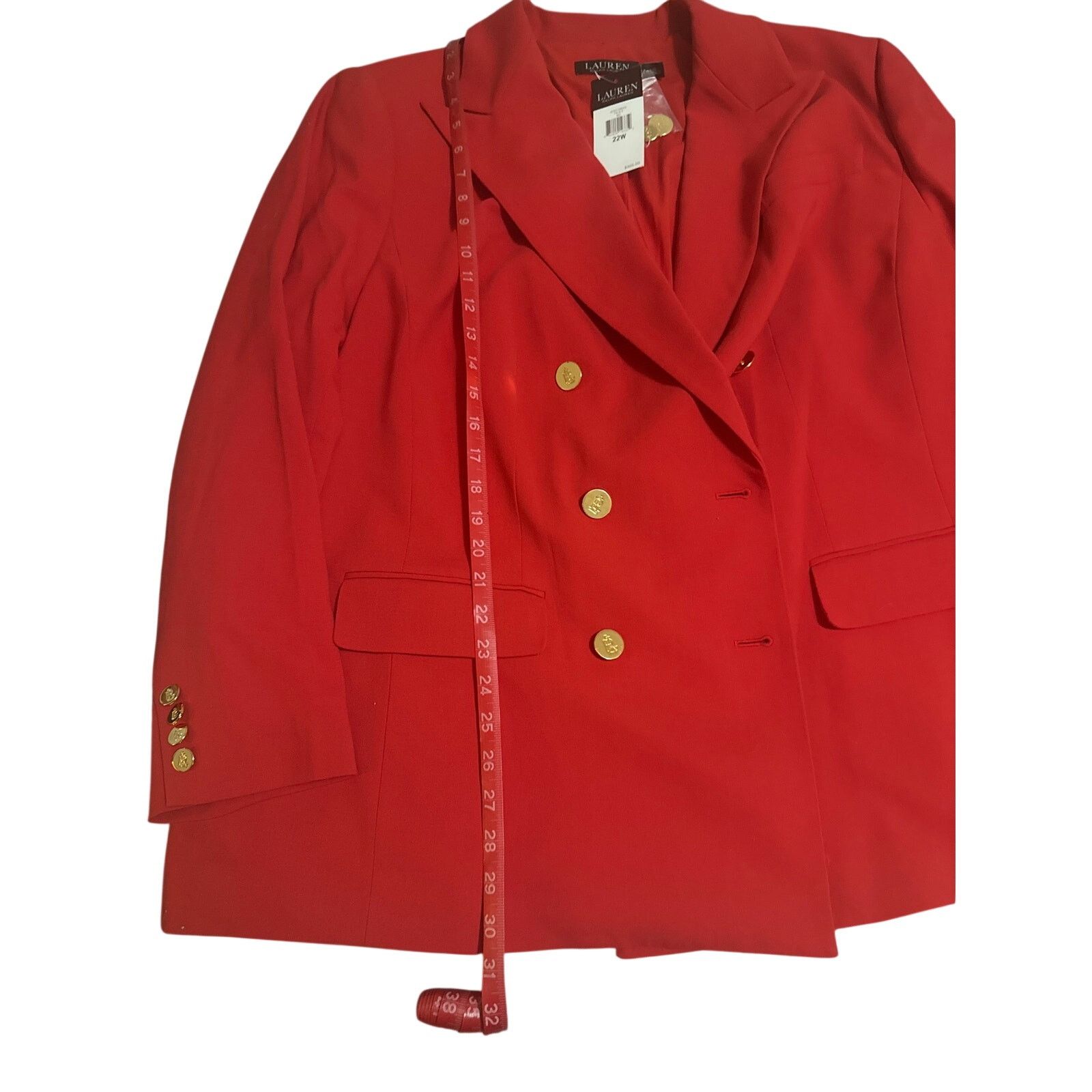 Ralph Lauren Ralph Lauren red blazer and signature gold buttons Size ONE SIZE - 11 Thumbnail