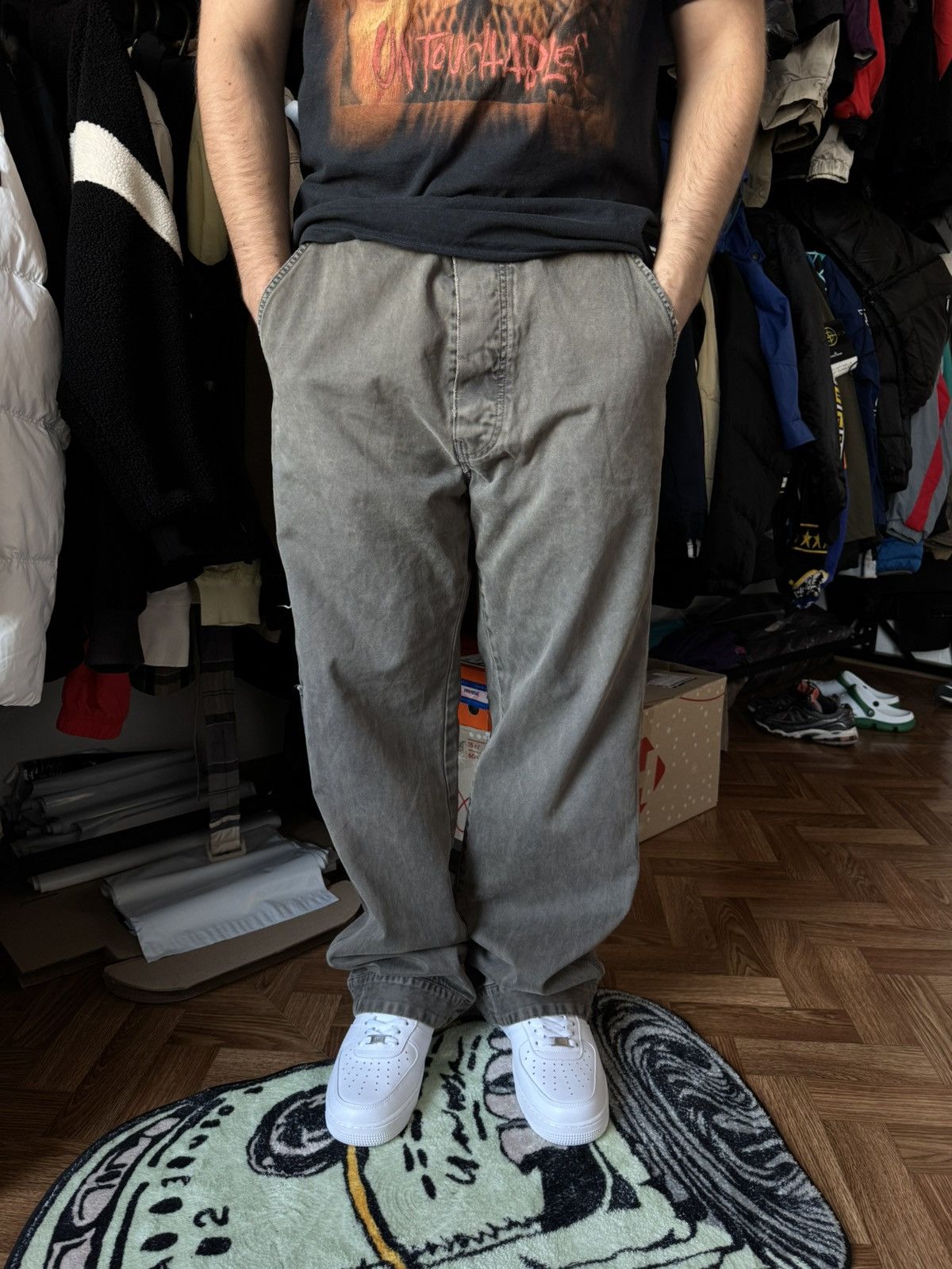 Diesel × Vintage ‼️Diesel 00s Avant-Garde denim pants cargo jeans Size US 35 - 6 Thumbnail