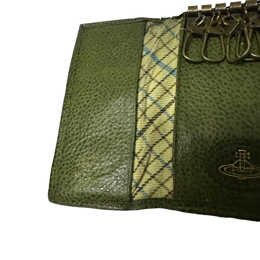 Leather Vivienne Westwood Green Leather Key Holder Bag Size ONE SIZE - 10 Thumbnail