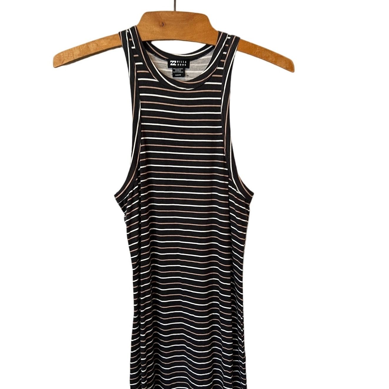 Billabong NEW Billabong Young Love Stripe Sleeveless Midi Dress Small Size S / US 4 / IT 40 - 4 Thumbnail