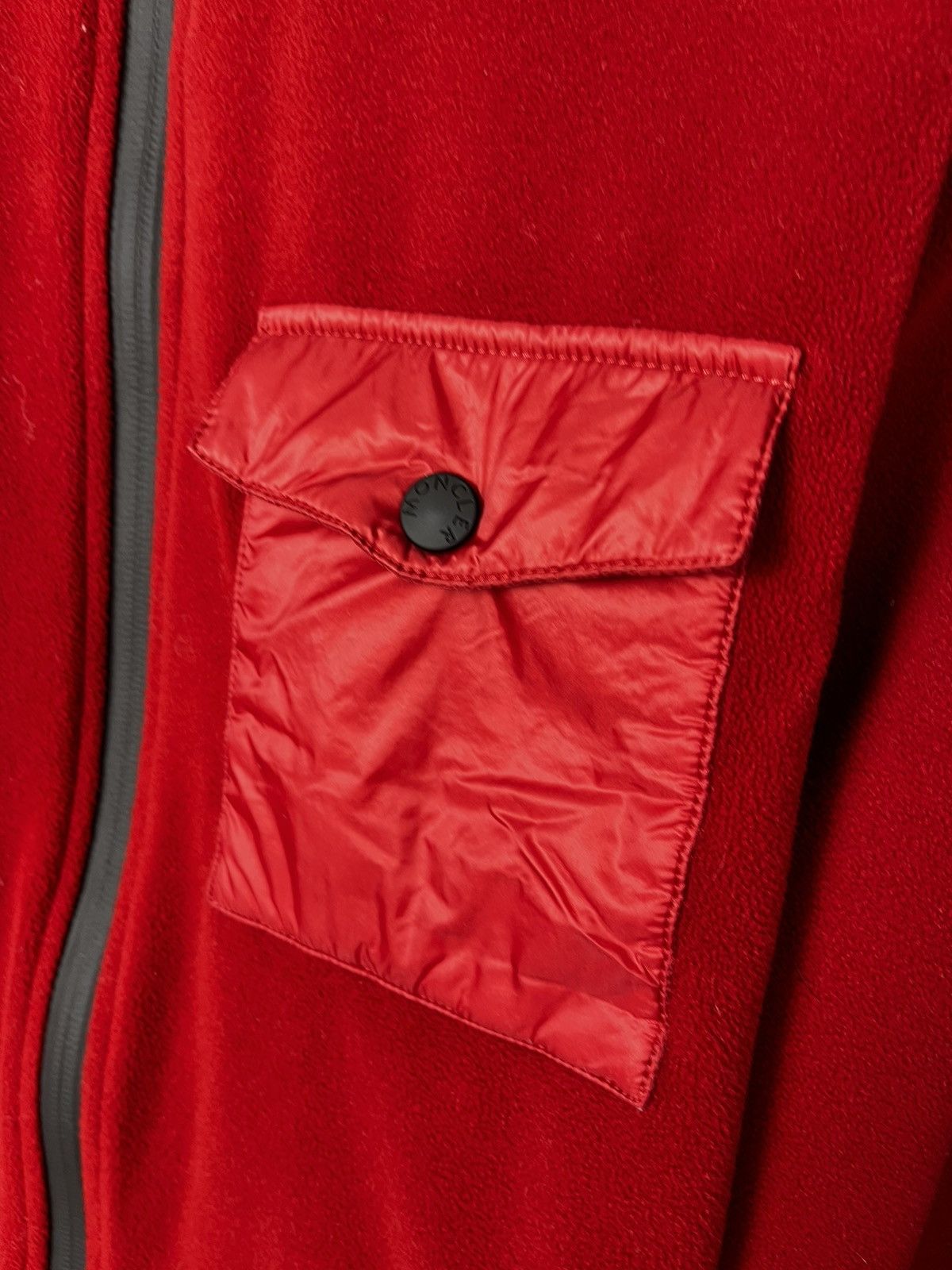 Japanese Brand × Moncler Moncler fleece sweatshirt Size US XL / EU 56 / 4 - 4 Thumbnail