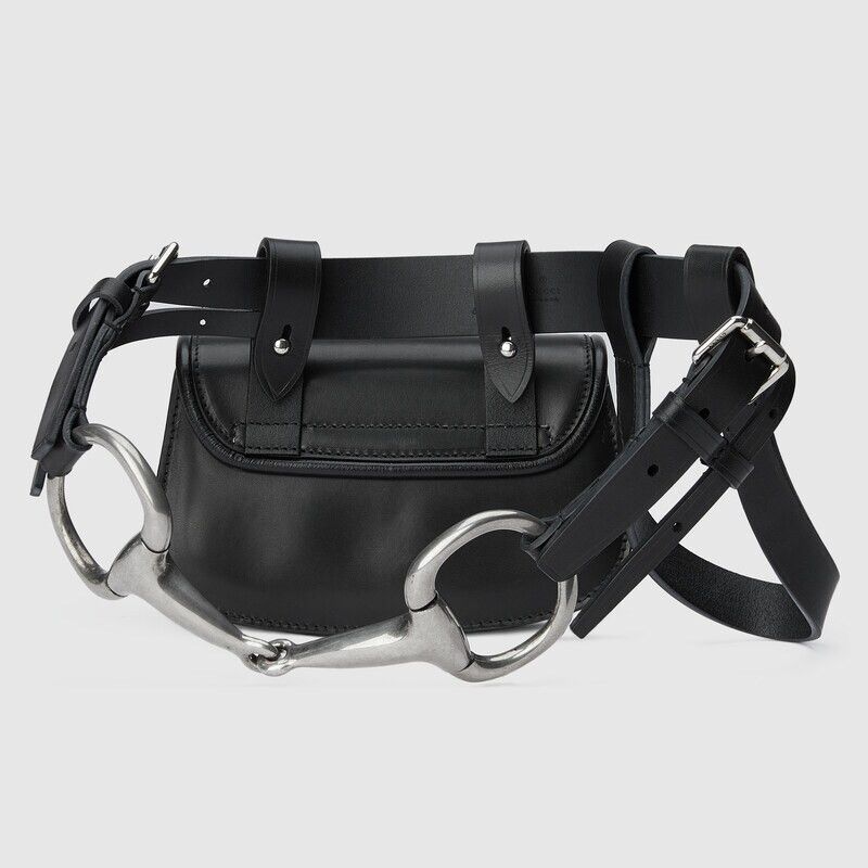 Gucci o1mt1gz0325 Size: OS / Bamboo 1947 Mini Belt Bag in Black Size ONE SIZE - 4 Thumbnail