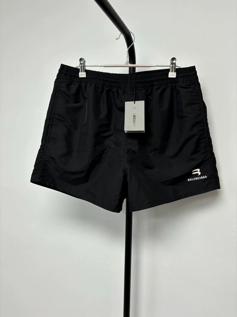 Balenciaga Balenciaga Sport b Black Sports Shorts - dmc Size US 30 / EU 46 - 1 Thumbnail