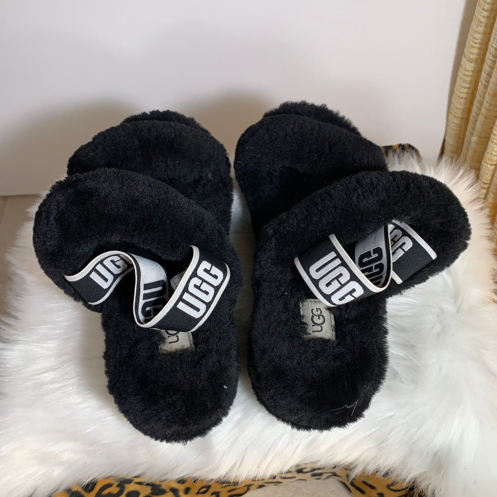 Ugg UGG Oh Yeah double strap flat sandals in black Size 9 Size US 9 / IT 39 - 6 Thumbnail