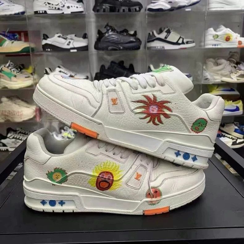 Other lv trainer sneakers with colorful designs-2508 Size US 8.5 / EU 41-42 - 4 Thumbnail