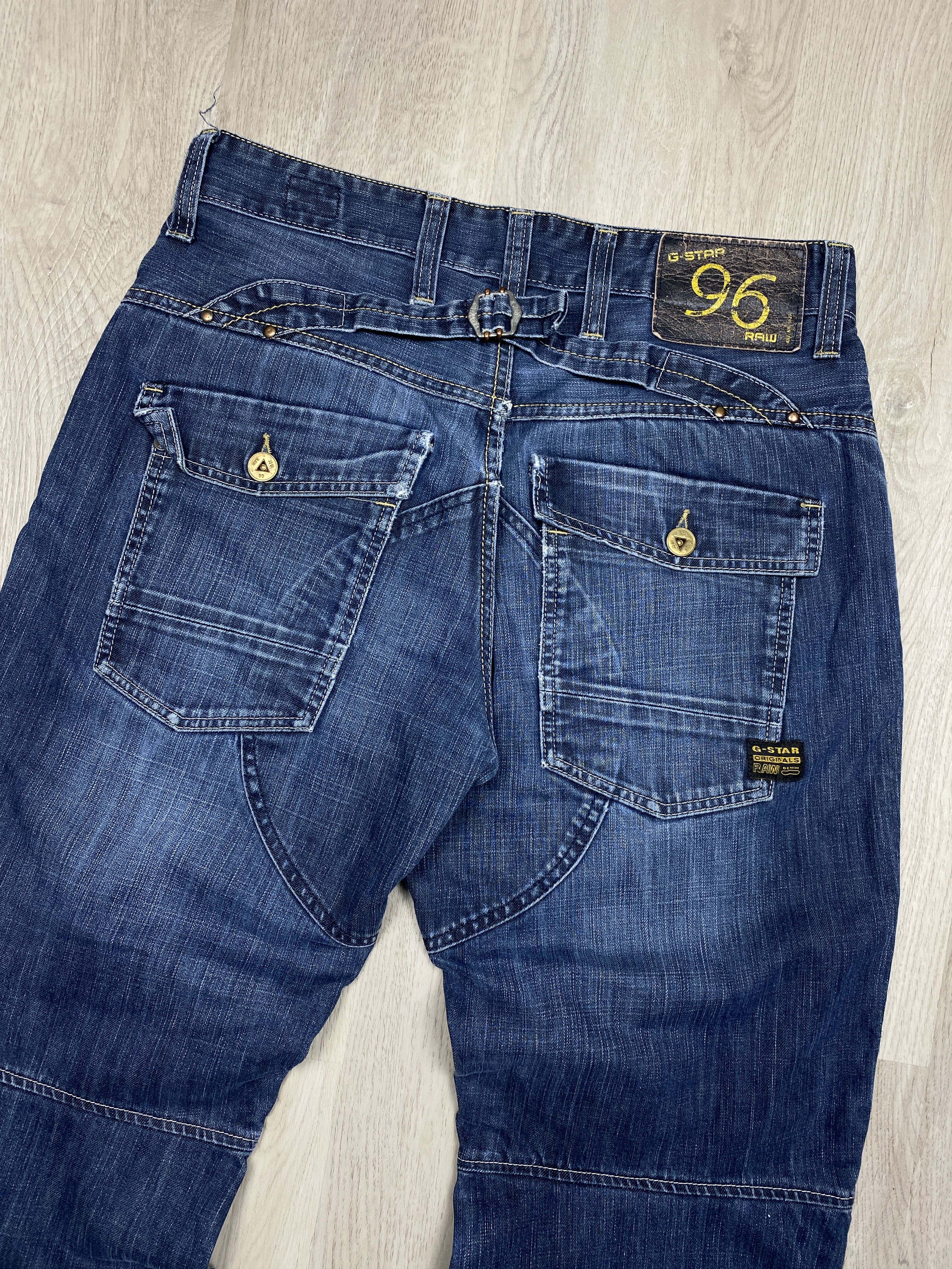 G-Star G Star Raw Mens Denim Pants Jeans Double Knee Size US 34 / EU 50 - 8 Thumbnail