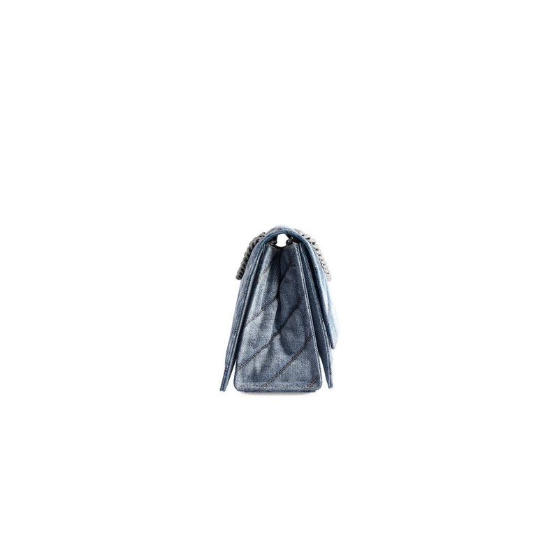 Balenciaga o1bcso1str0526 Size: OS / Crush Medium Chain Bag Denim Size ONE SIZE - 3 Thumbnail