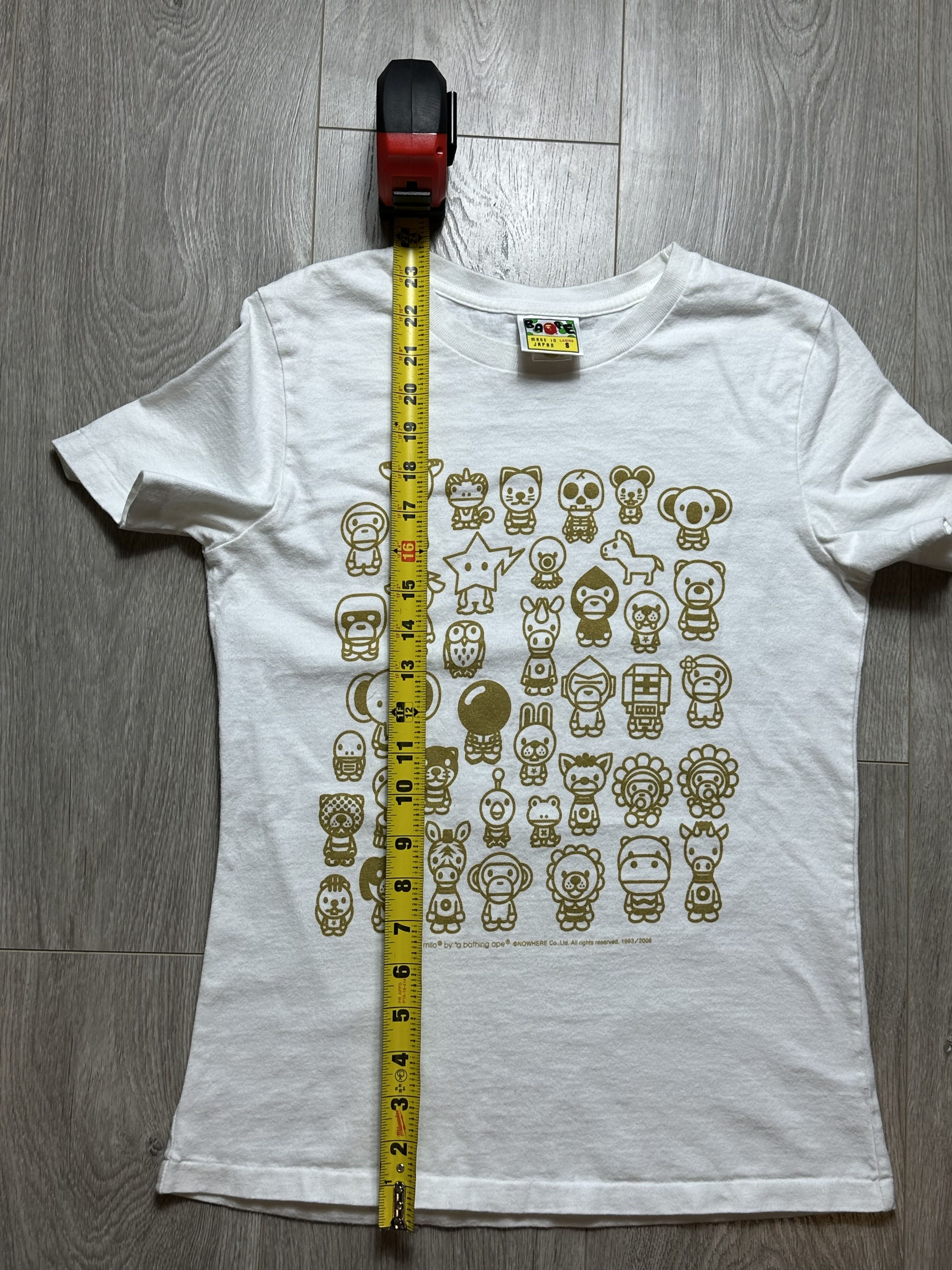 Bape × Vintage Bathing Ape Baby Milo A to Z Shirt Size Medium Preowned Size S / US 4 / IT 40 - 10 Thumbnail