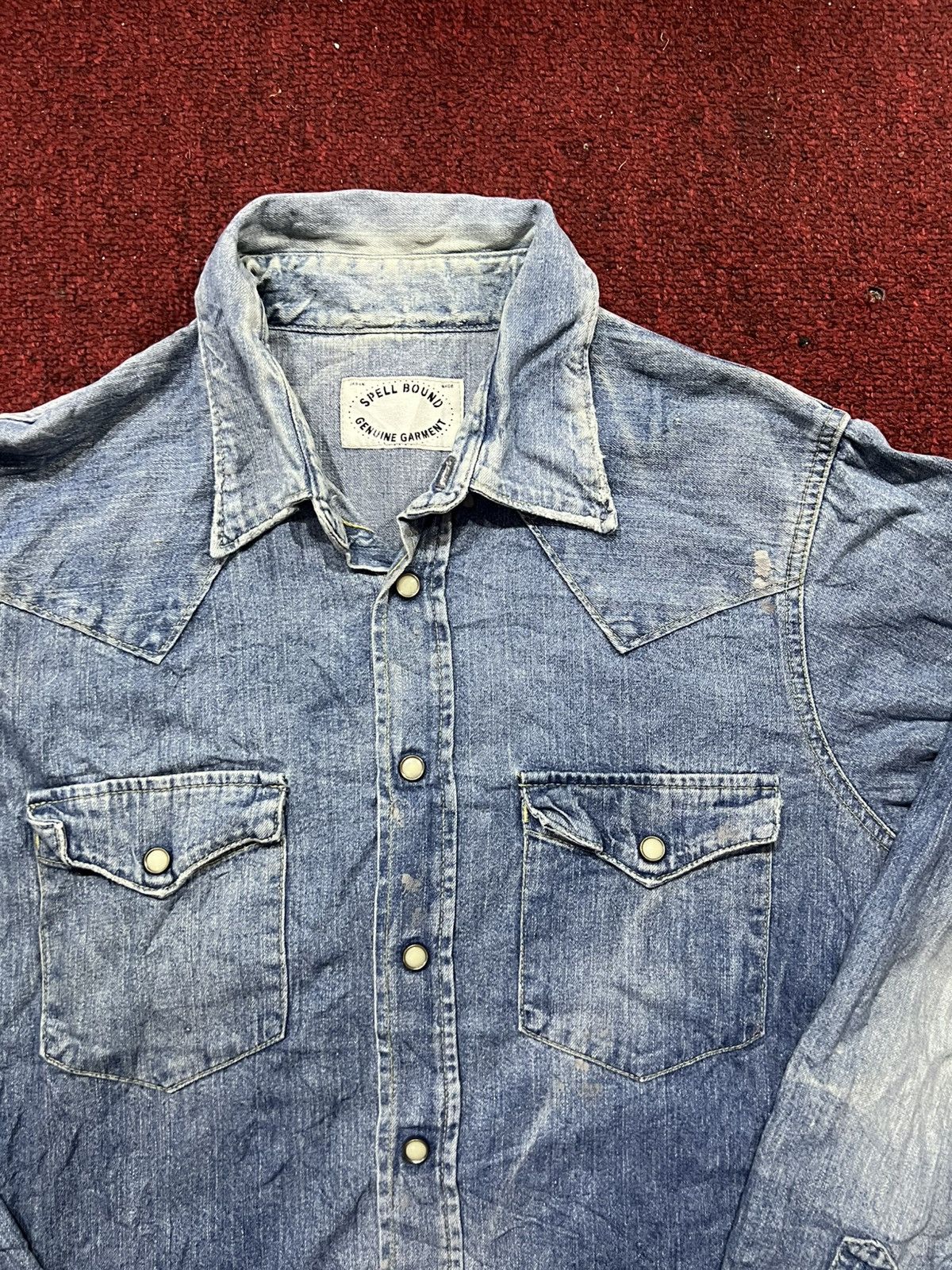 Spellbound Spellbound Pearl Snap Vintage Denim Western Wear Size US M / EU 48-50 / 2 - 3 Thumbnail