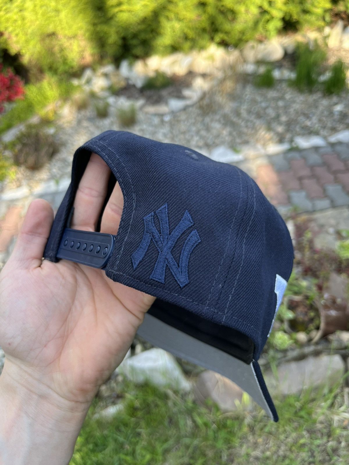 New Era × New York Yankees New era NYC New York Yankees snapback hat cap y2k big logo Size ONE SIZE - 11 Thumbnail
