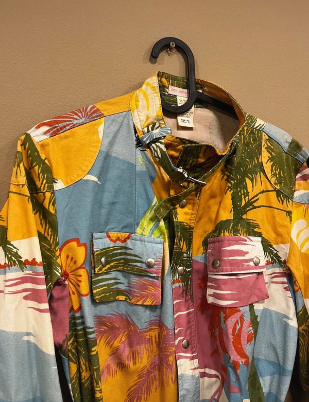 Custo Barcelona Custo Barcelona Tropical Print Zip Up Overshot Size M / US 6-8 / IT 42-44 - 2 Thumbnail