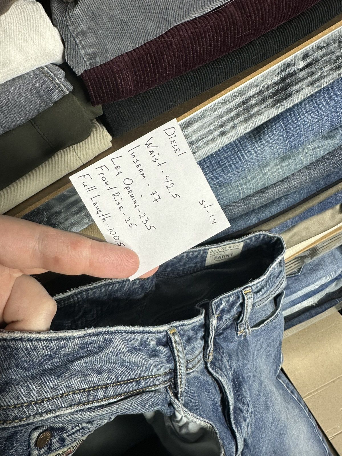 Diesel Diesel Industry Zatiny Regular Bootcut Denim Jeans W32 L30 Size US 32 / EU 48 - 14 Thumbnail