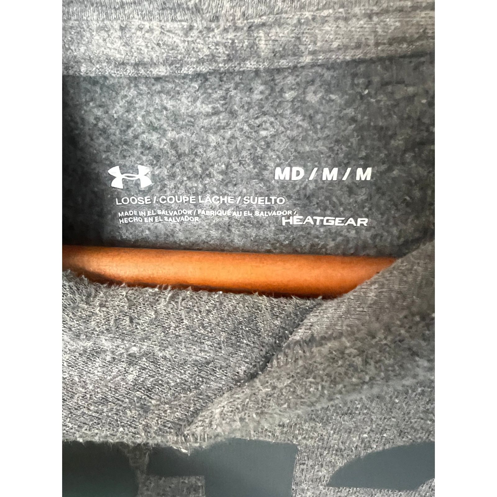 Under Armour Under Armour 213 Men's Medium Loose Fit Heatgear Gray Hoodie Size US M / EU 48-50 / 2 - 4 Thumbnail
