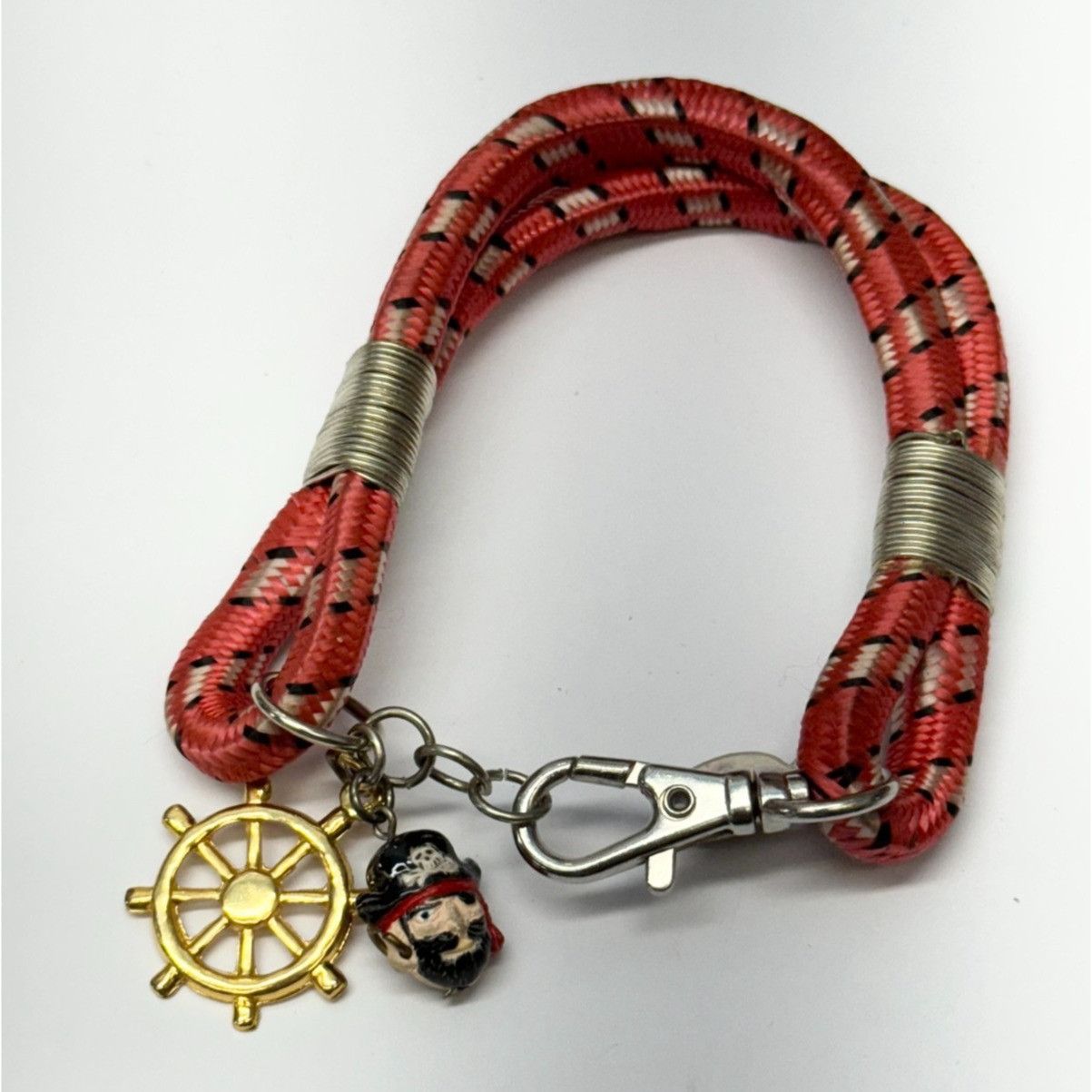 Vintage Vintage nautical bungee cord charm bracelet red Size ONE SIZE - 1 Thumbnail
