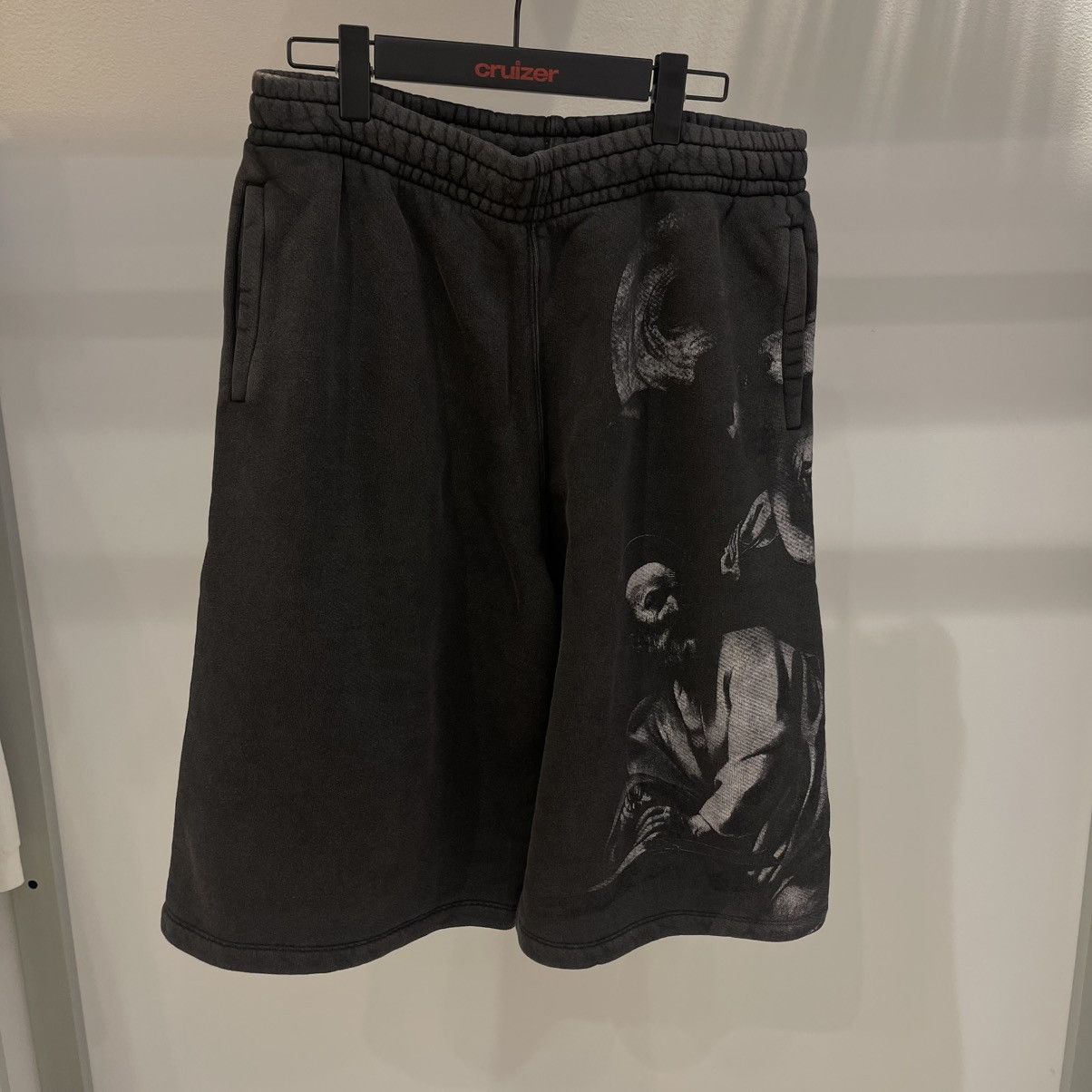 Off-White Off-White S. Matthew cotton track shorts Size US 31 - 1 Thumbnail