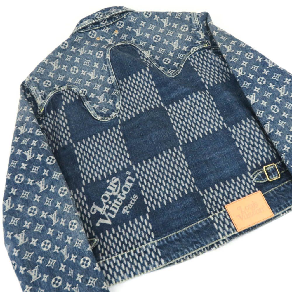 Louis Vuitton Louis Vuitton Giant Damier Monogram Denim Jacket Size US S / EU 44-46 / 1 - 4 Thumbnail
