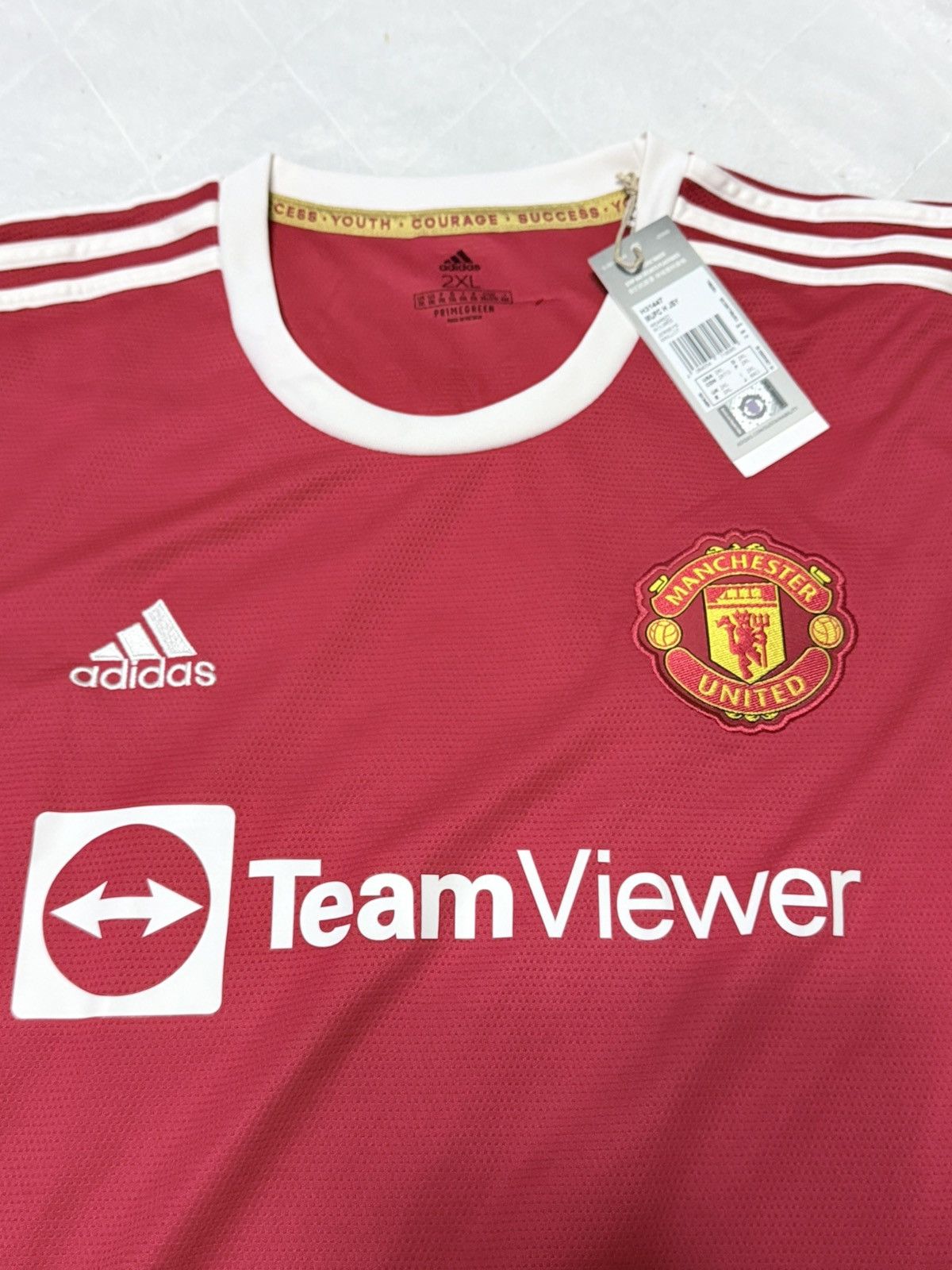 Adidas 2021-2022 Brand New M.U Cristiano Ronaldo Shirt 2XL Size US XXL / EU 58 / 5 - 6 Thumbnail