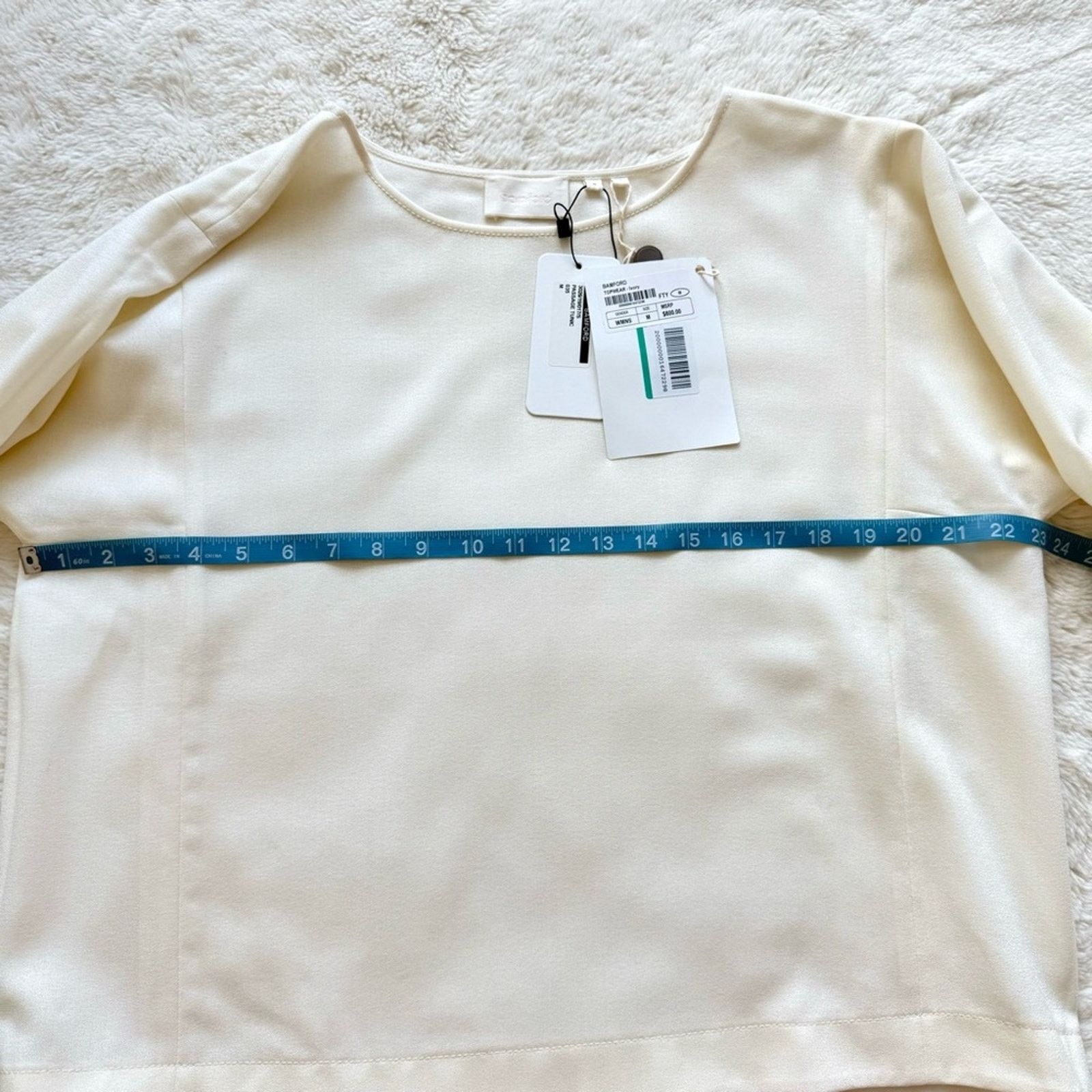 Bamford NWT! BAMFORD Blouse Virgin Wool, Size M, MSRP.600$ Size M / US 6-8 / IT 42-44 - 8 Thumbnail
