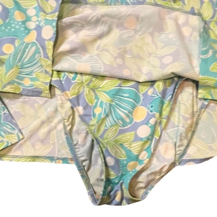 Lilly Pulitzer Lilly Pulitzer Sweet Blue Crabby One Piece Swim Dress Size 8 Size M / US 6-8 / IT 42-44 - 10 Thumbnail