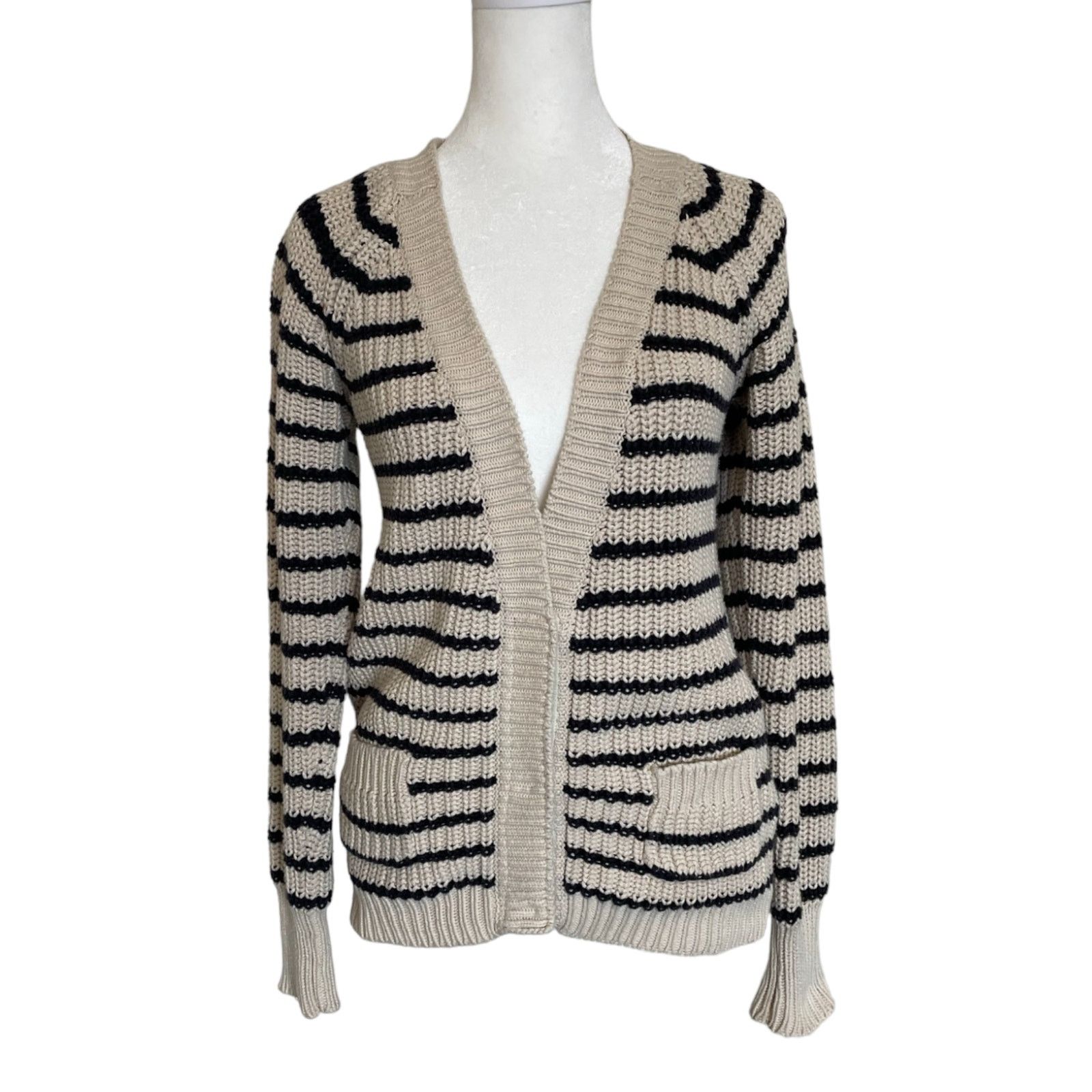 Other Patterson J. Kincaid Melinda Knit Striped Cardigan Small Size S / US 4 / IT 40 - 1 Thumbnail