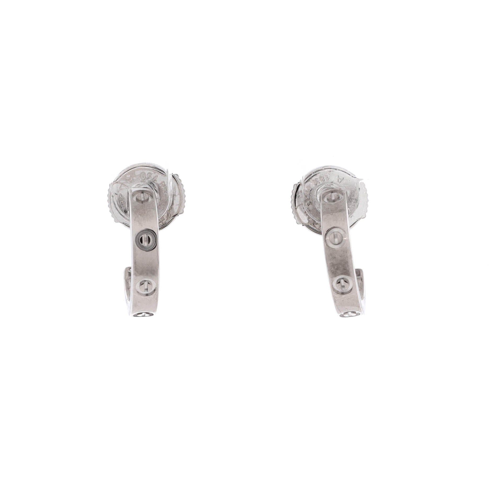 Cartier Love Hoop Earrings Size ONE SIZE - 1 Thumbnail