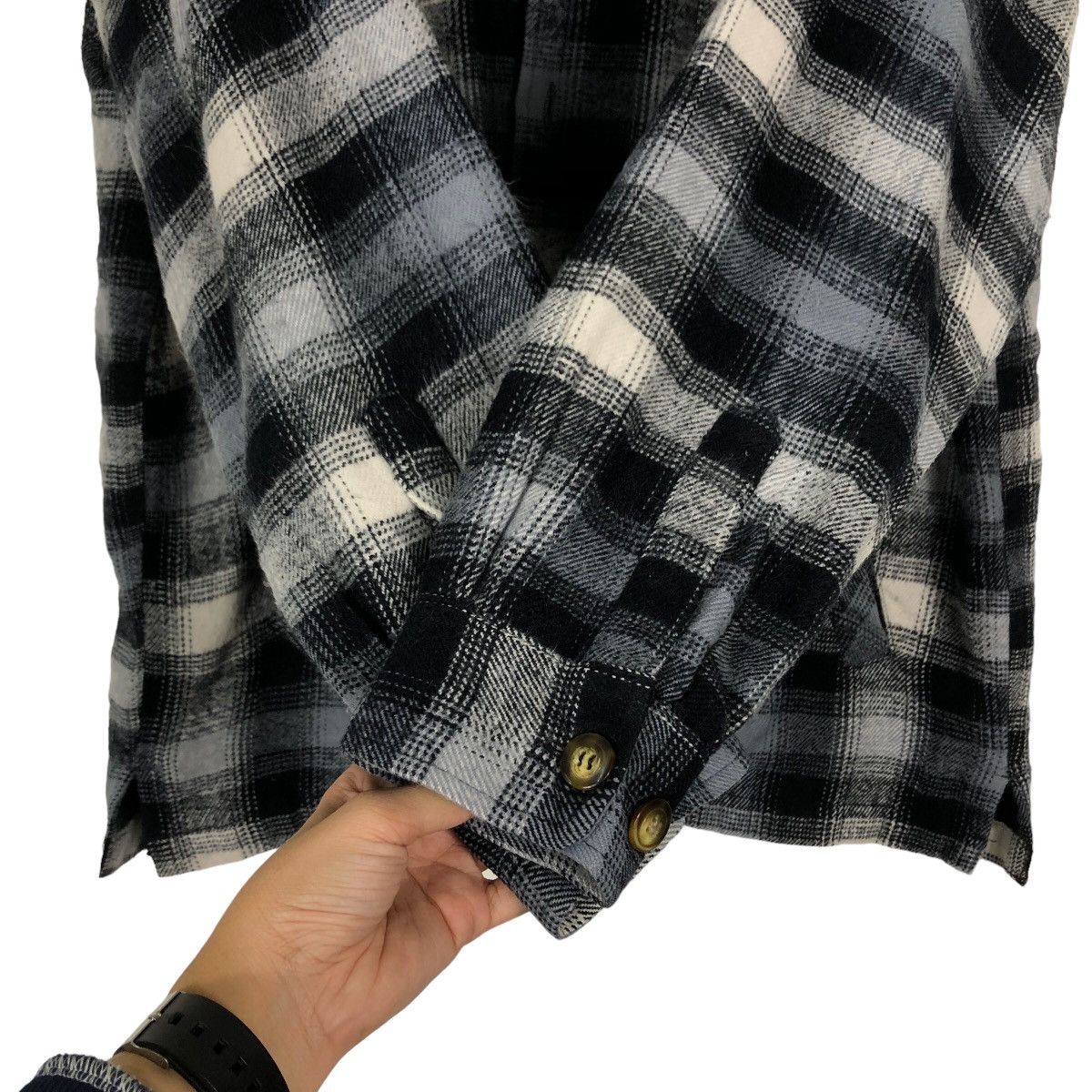 Flannel 🔥90’s Vintage Wool Flannel Jacket Converse USA Boston Mass Size US L / EU 52-54 / 3 - 12 Thumbnail